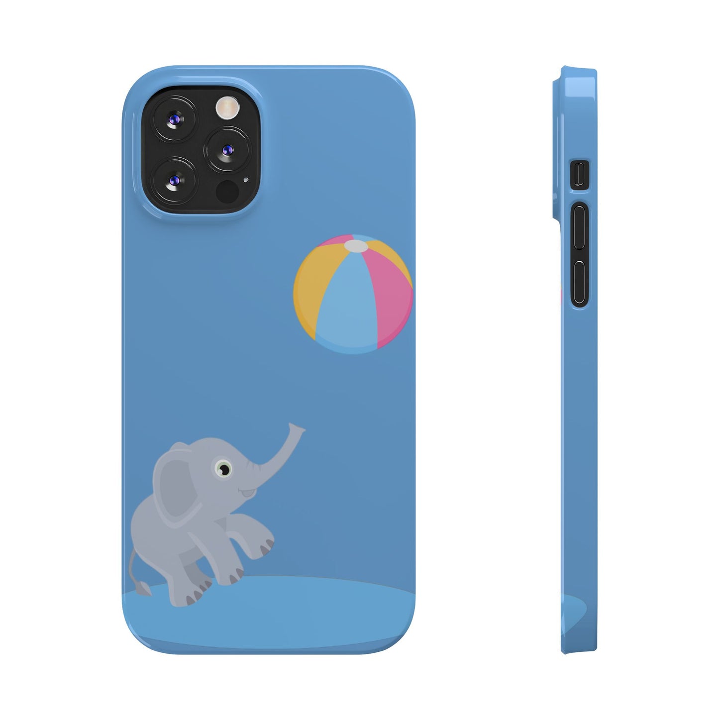 Playful Elephant-Slim iPhone Cases