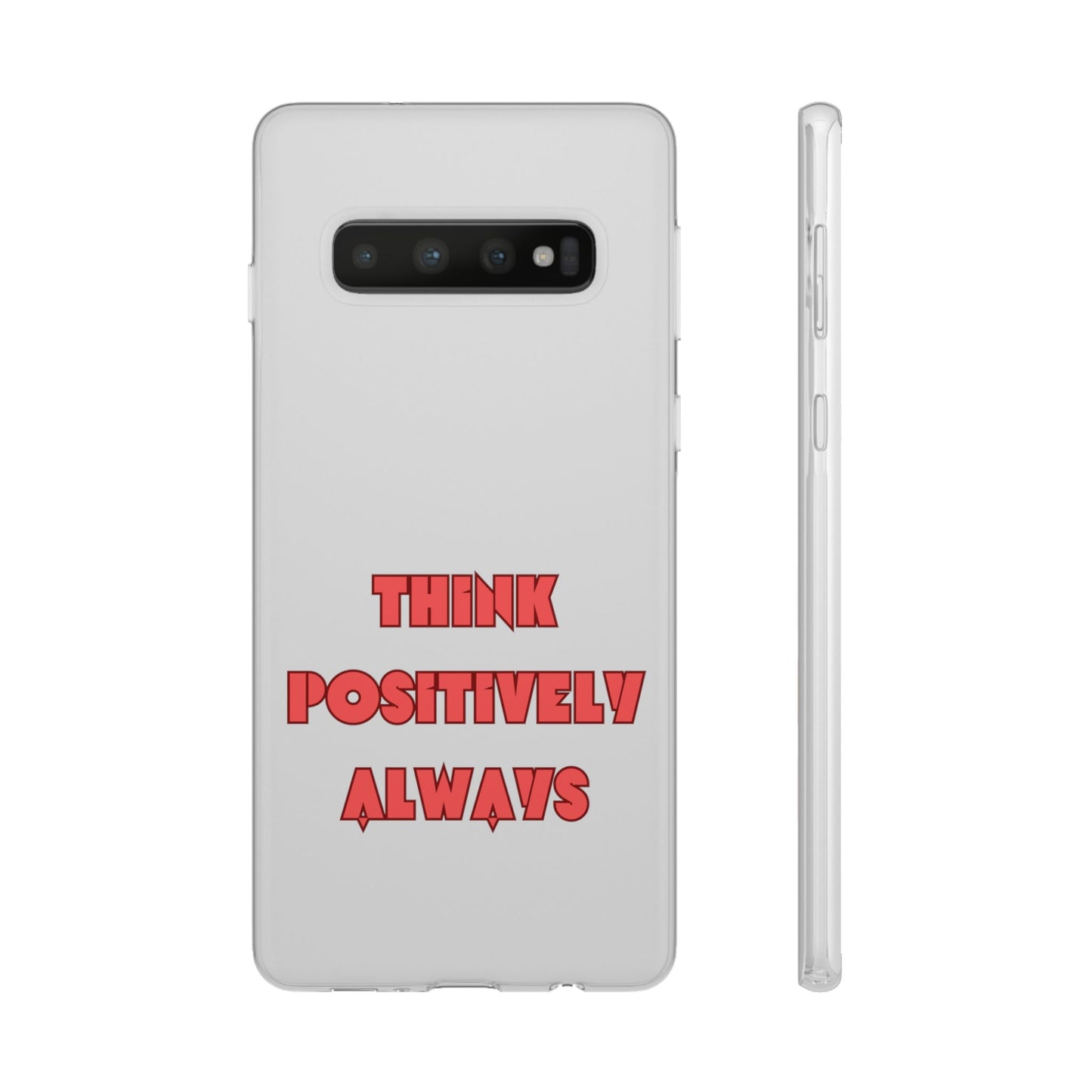 Think Positively Always #24 Flexi Cases iPhone Samsung Gift Packaging