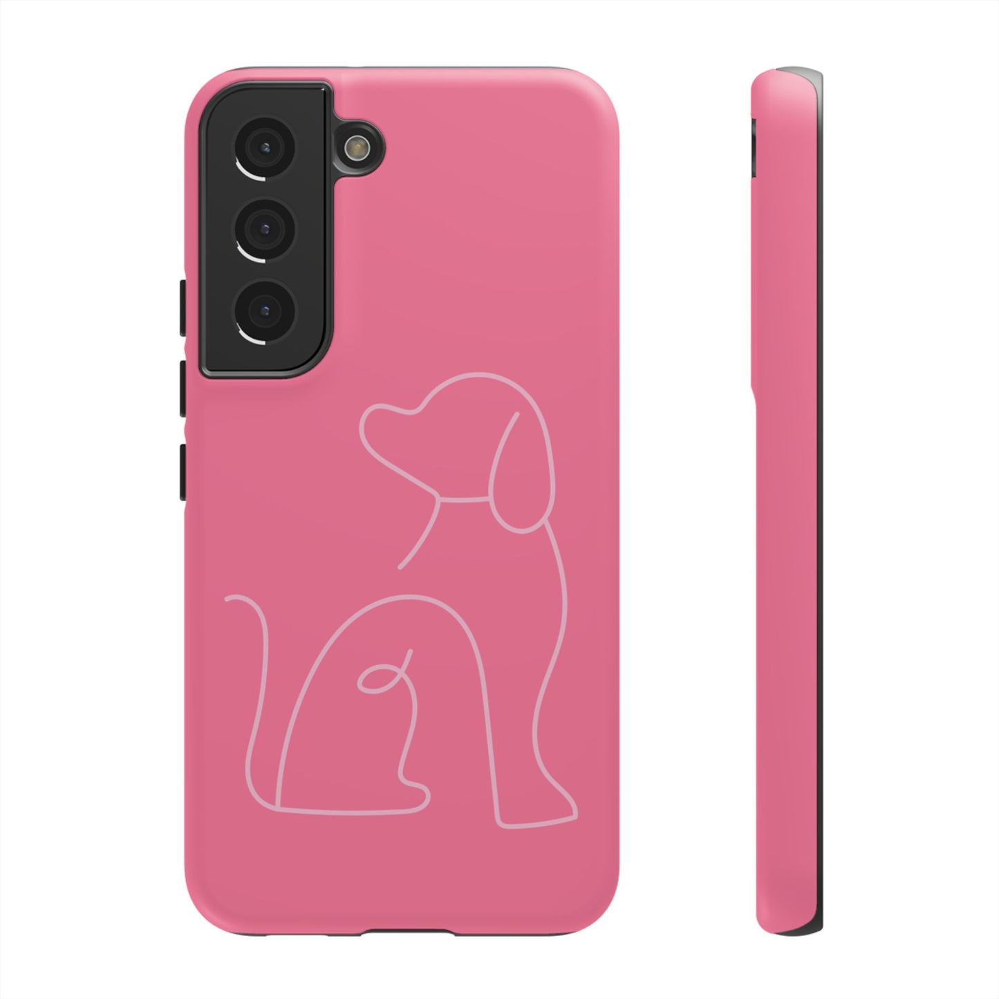 Pink Pup #10-Tough Cases iPhone Samsung Google Pixel