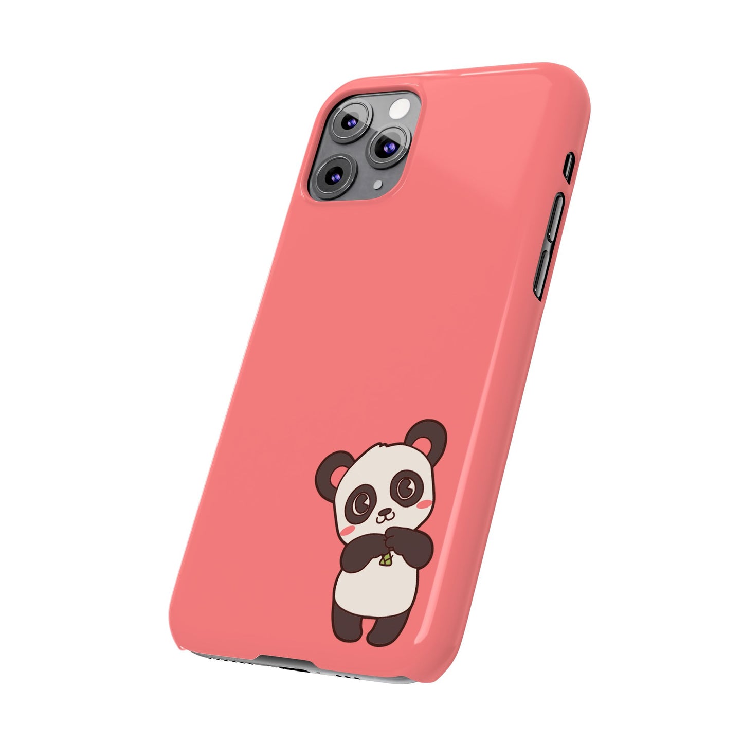 Cute Panda #36-Slim iPhone Cases