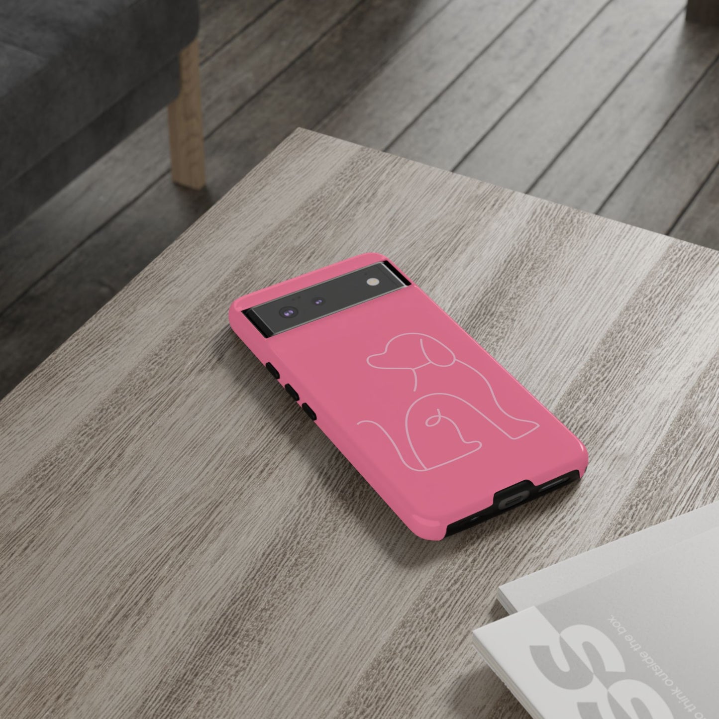 Pink Pup #10-Tough Cases iPhone Samsung Google Pixel