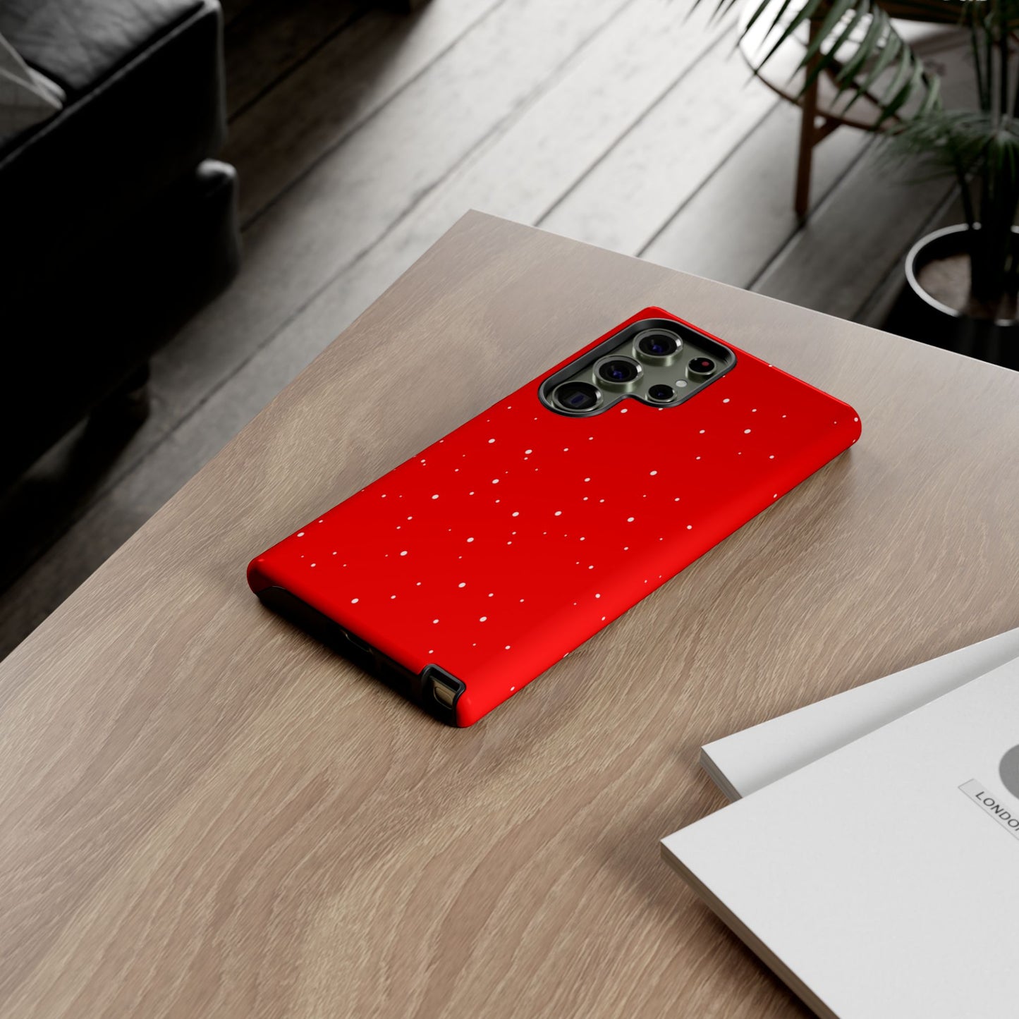 Snowy Red - Tough Cases iPhone Samsung Google Pixel