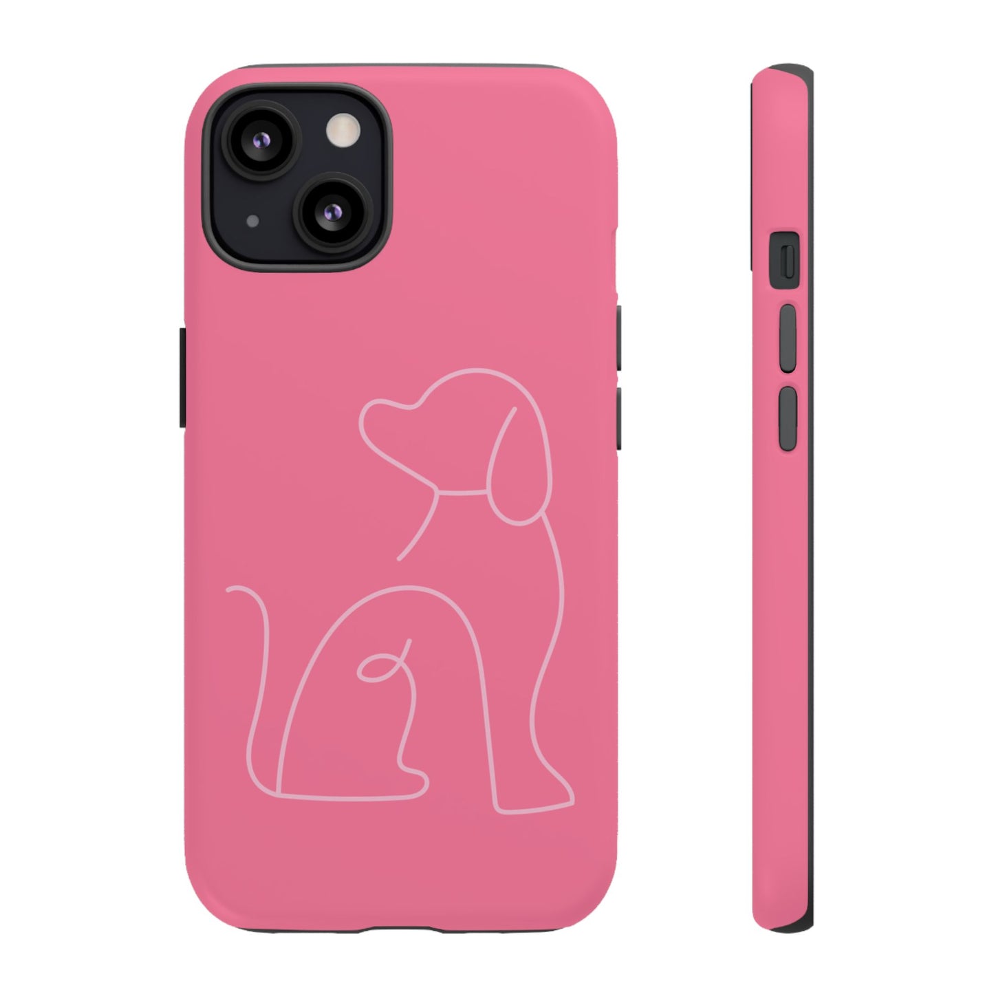 Pink Pup #10-Tough Cases iPhone Samsung Google Pixel