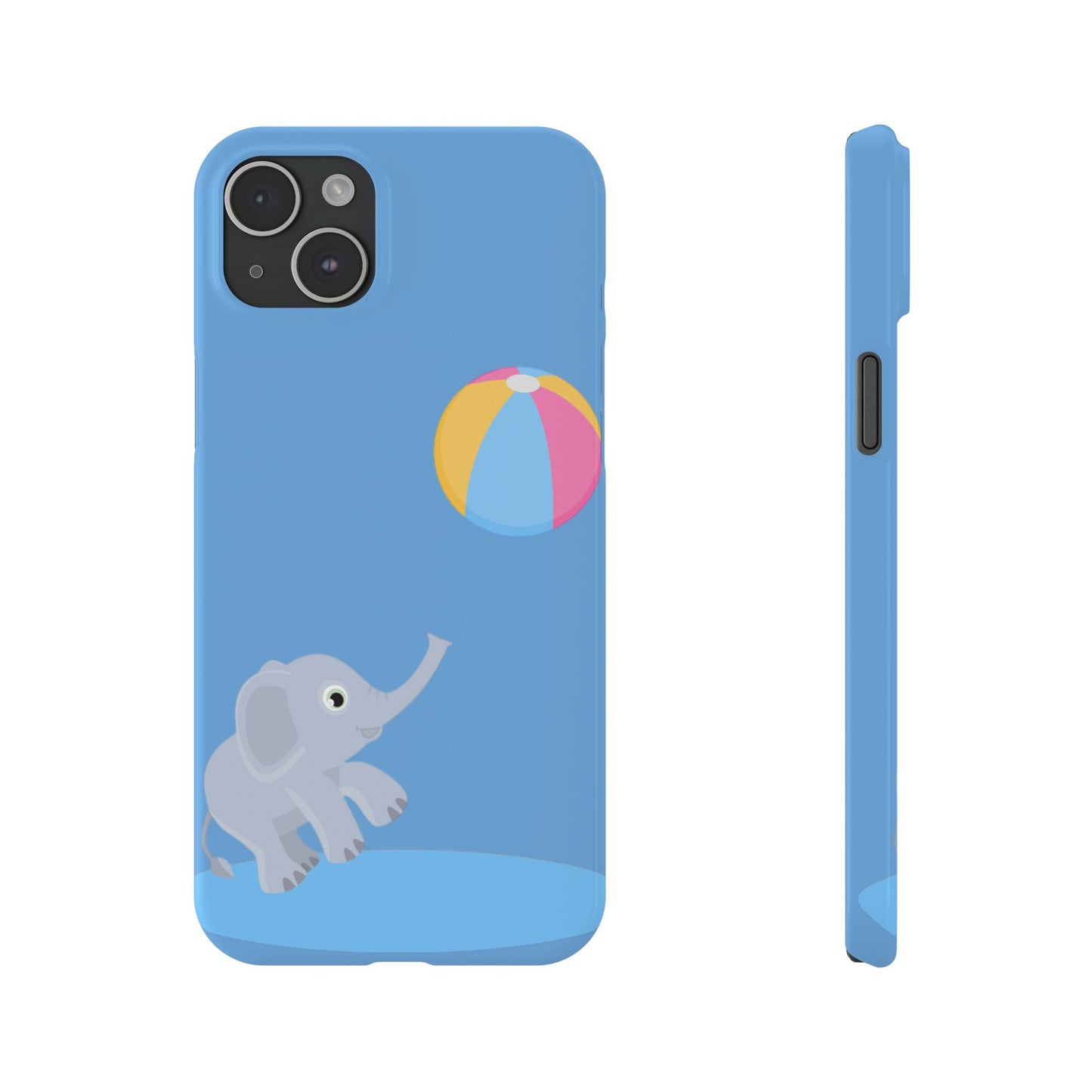 Playful Elephant-Slim iPhone Cases