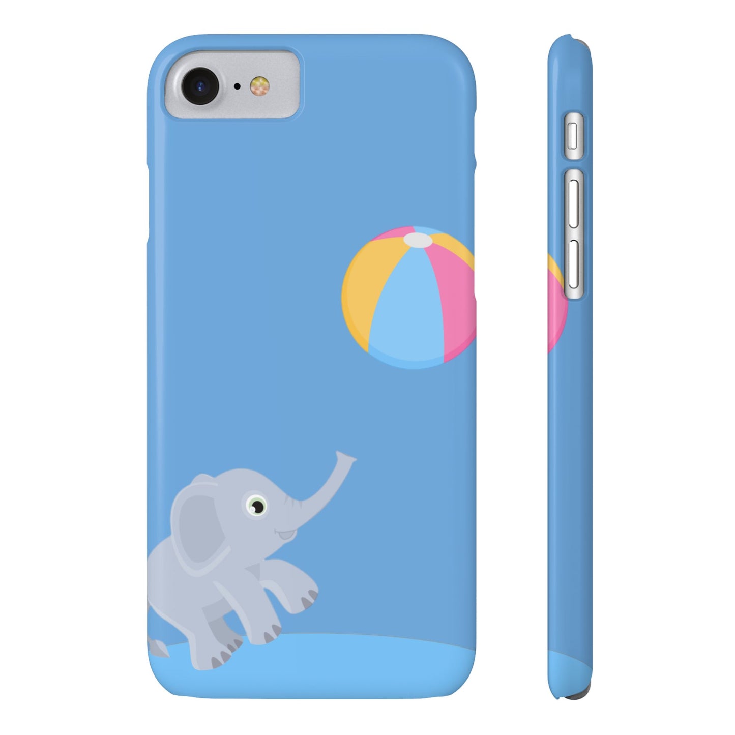 Playful Elephant-Slim iPhone Cases