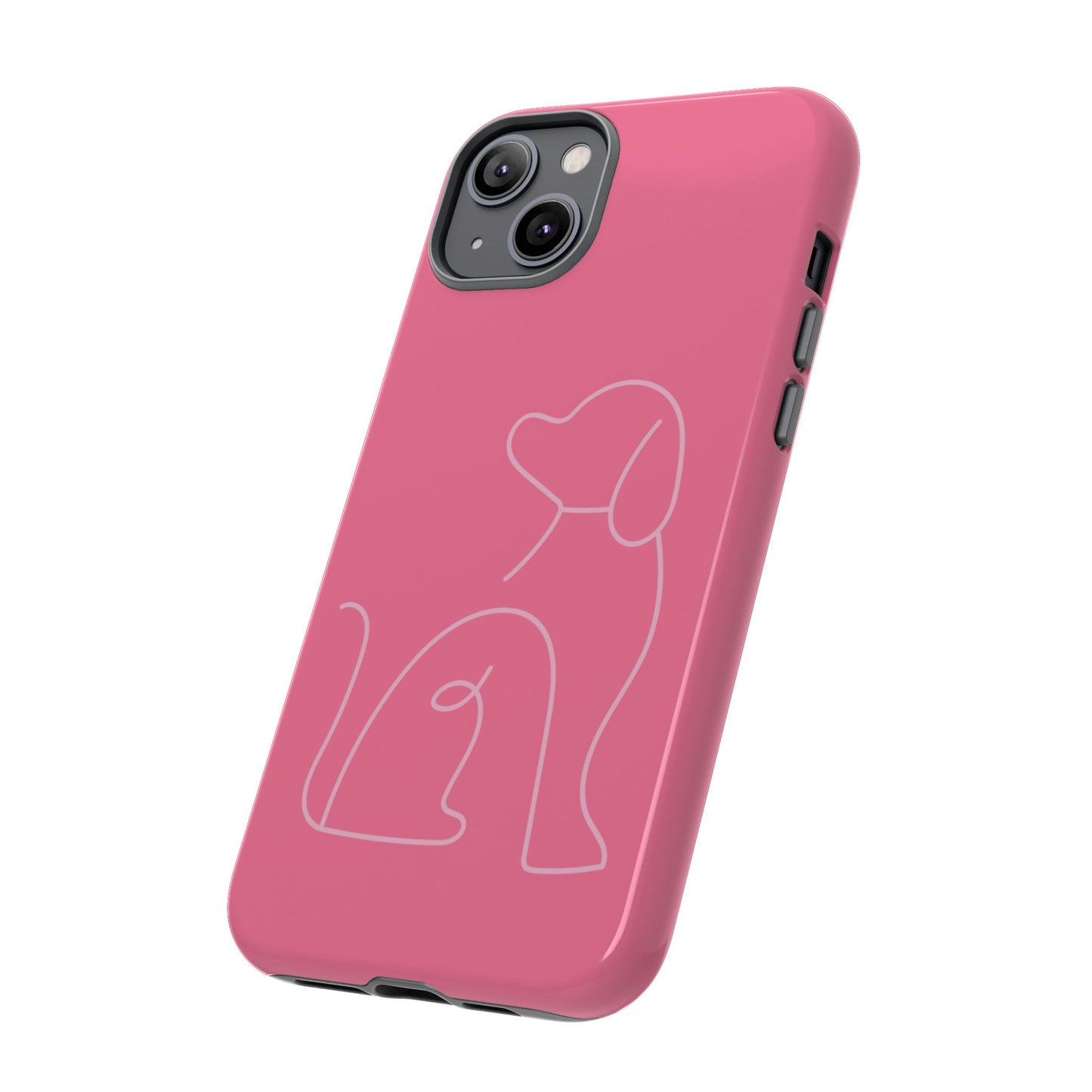 Pink Pup #10-Tough Cases iPhone Samsung Google Pixel