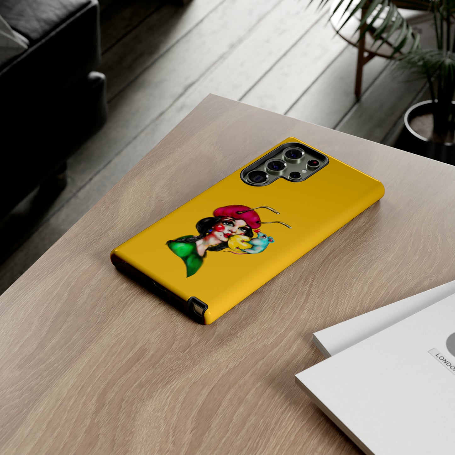 Design #211 Yellow BKG-Tough Cases