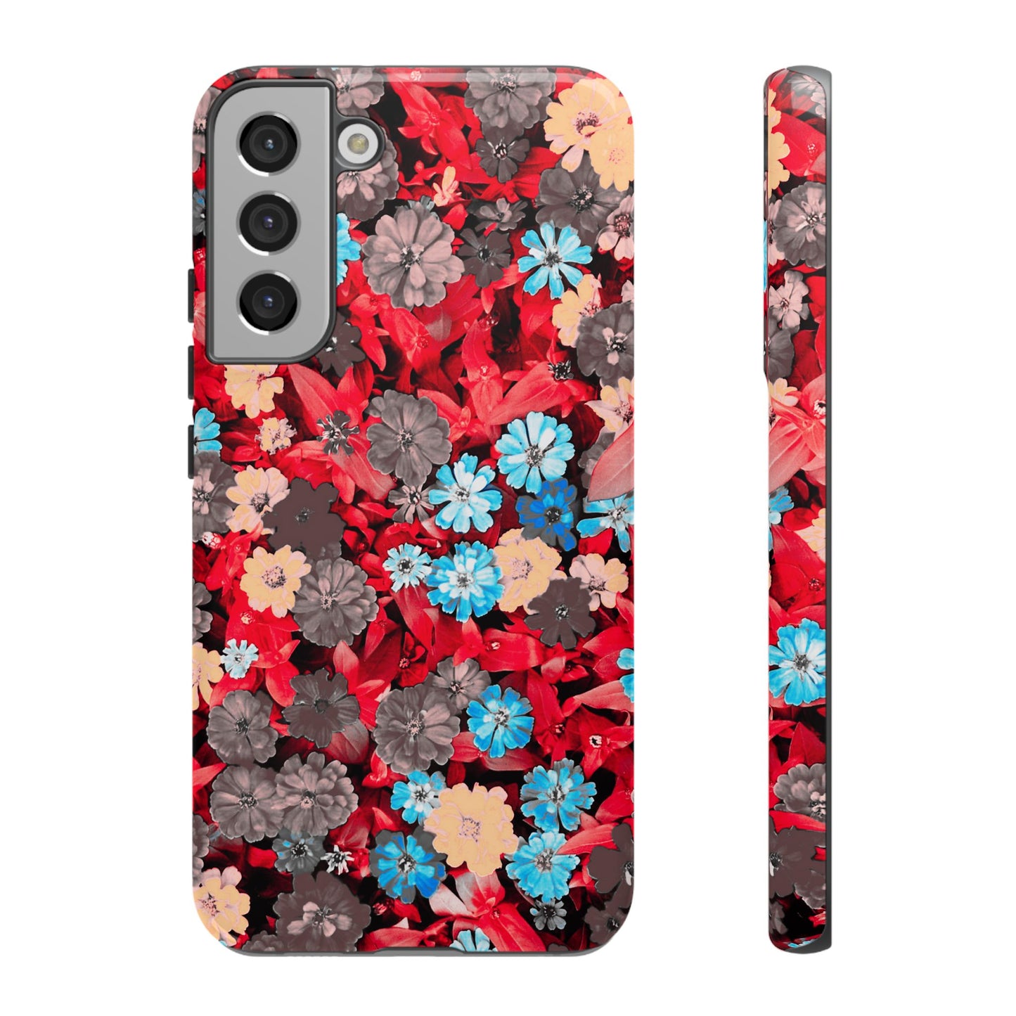 Lucid Flowers #23-Tough Cases iPhone Samsung Google Pixel