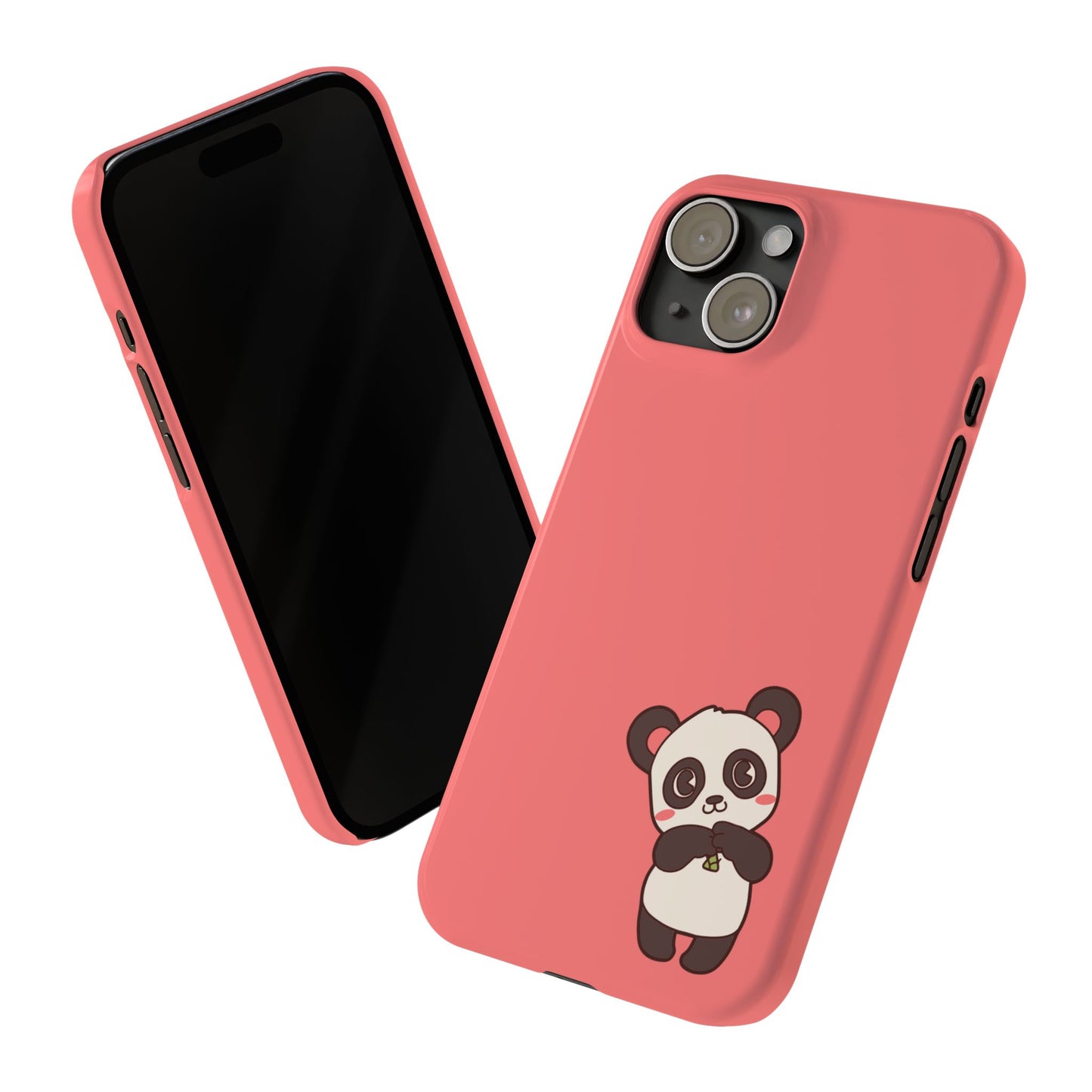 Cute Panda #36-Slim iPhone Cases