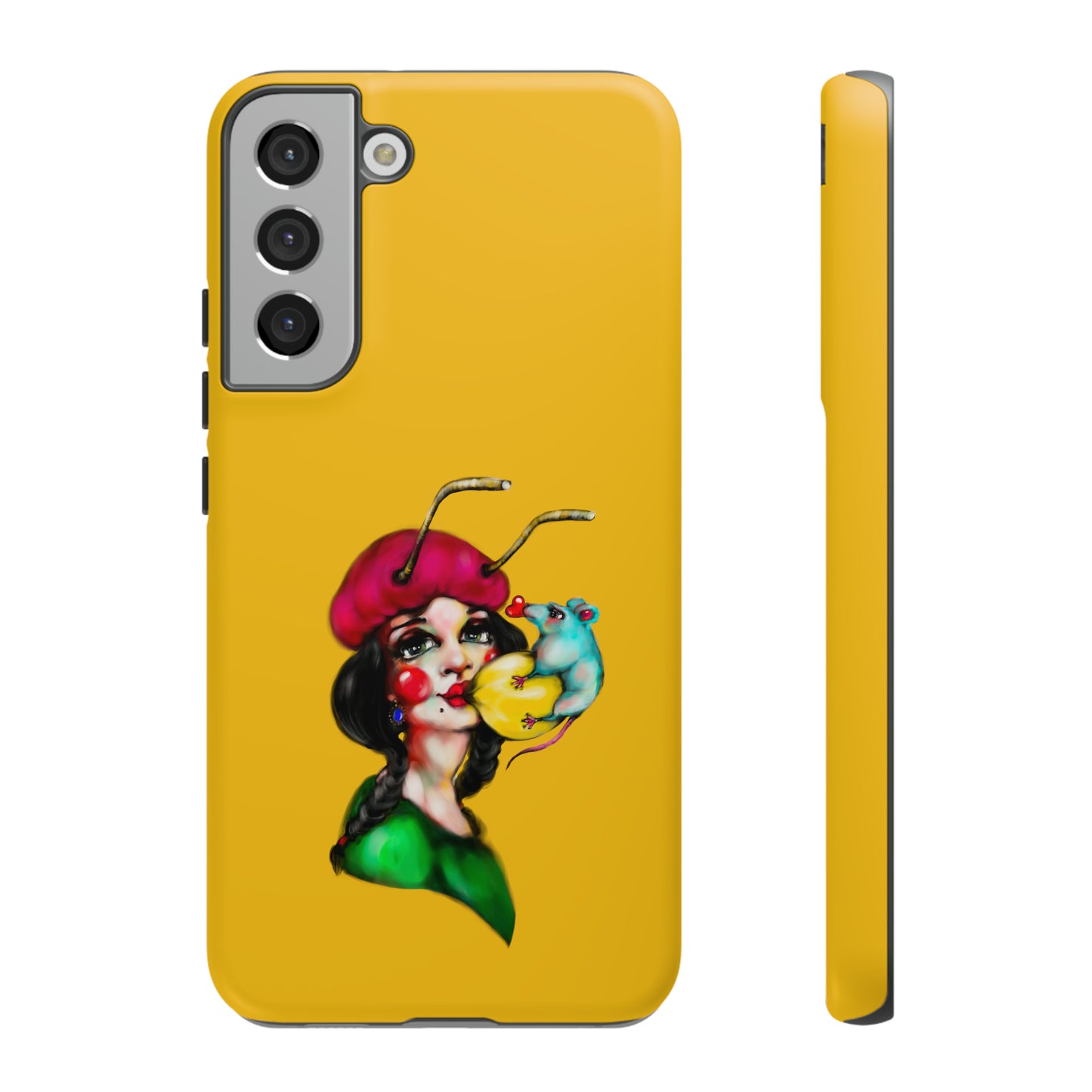 Design #211 Yellow BKG-Tough Cases