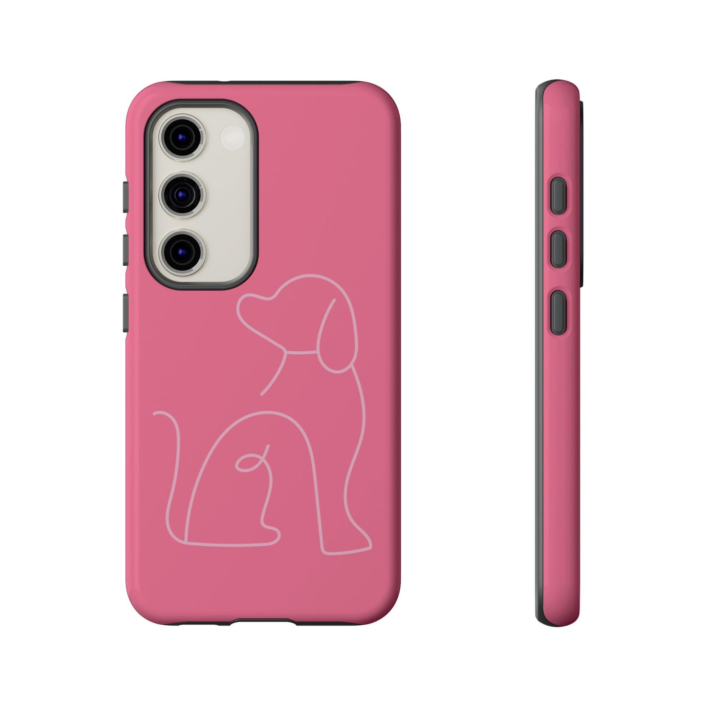 Pink Pup #10-Tough Cases iPhone Samsung Google Pixel