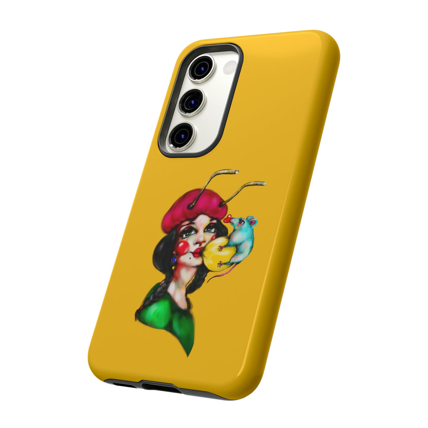 Design #211 Yellow BKG-Tough Cases