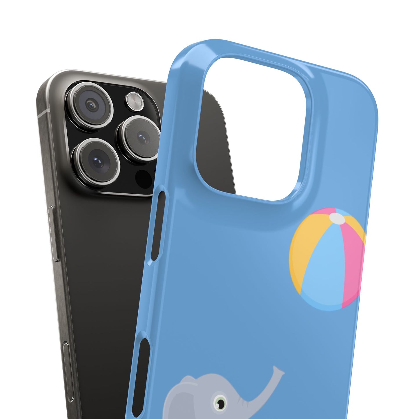 Playful Elephant-Slim iPhone Cases