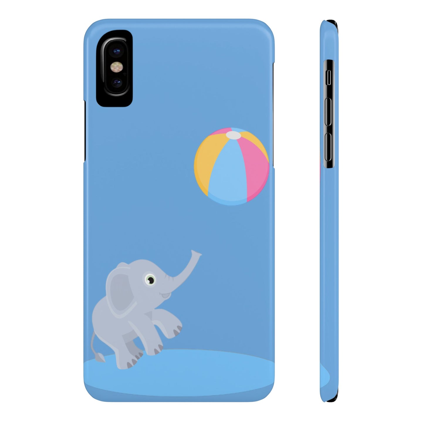 Playful Elephant-Slim iPhone Cases