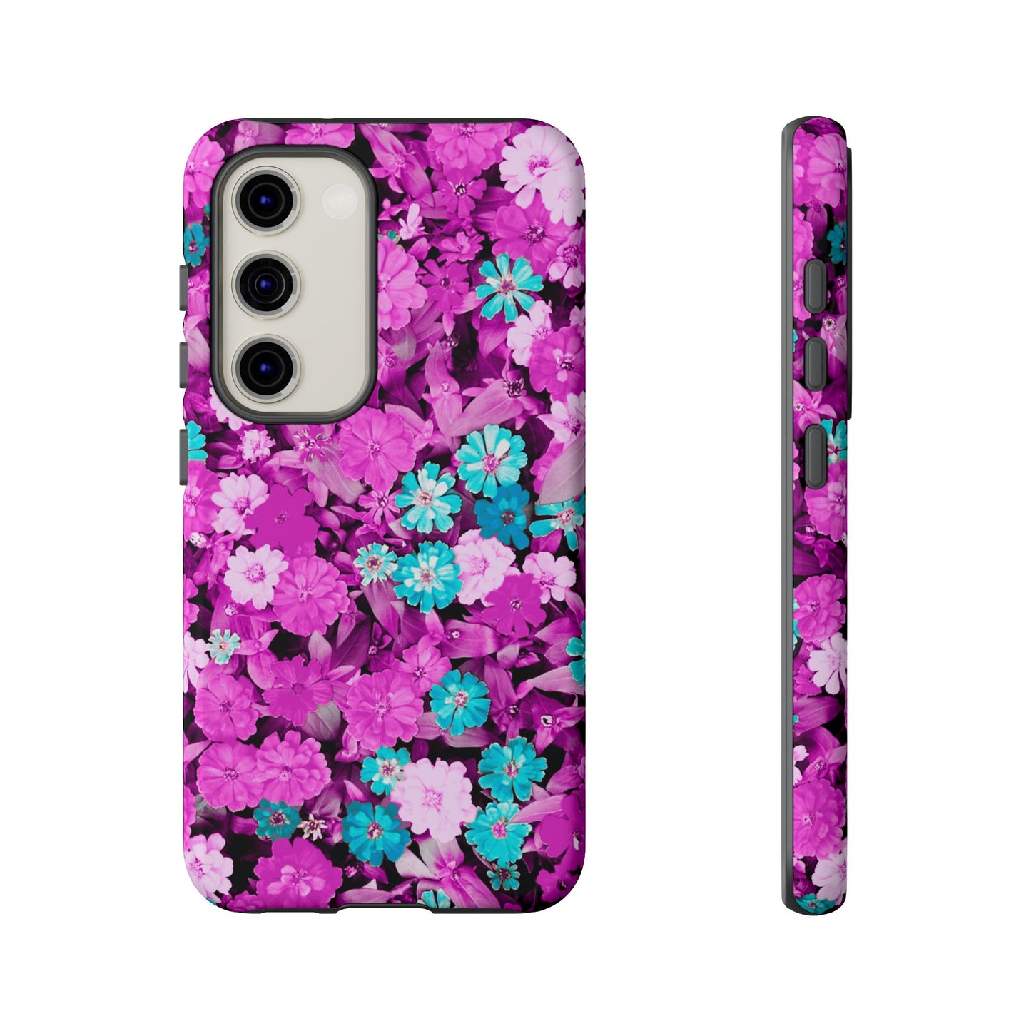 Lucid Flowers #22-Tough Cases iPhone Samsung Google Pixel