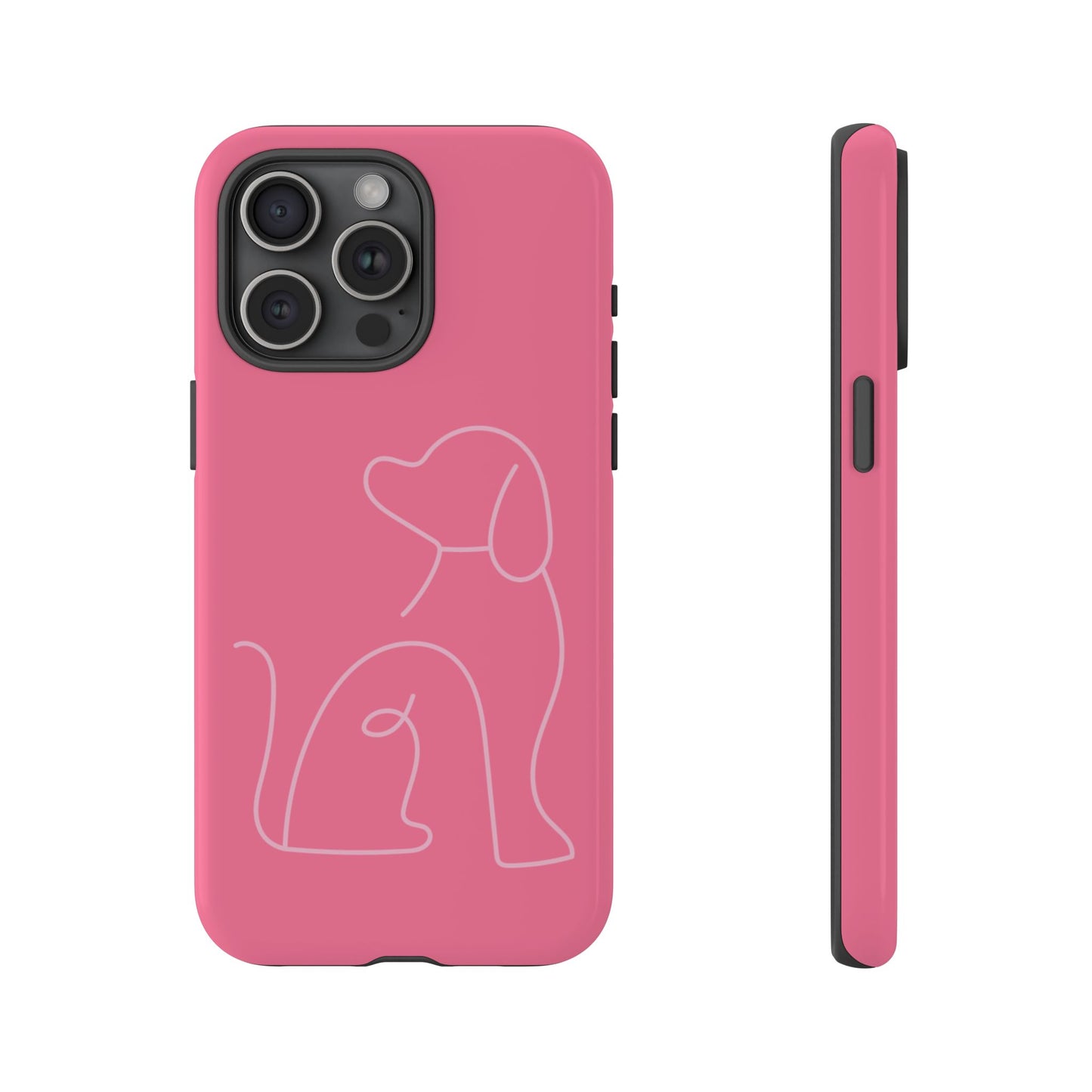 Pink Pup #10-Tough Cases iPhone Samsung Google Pixel