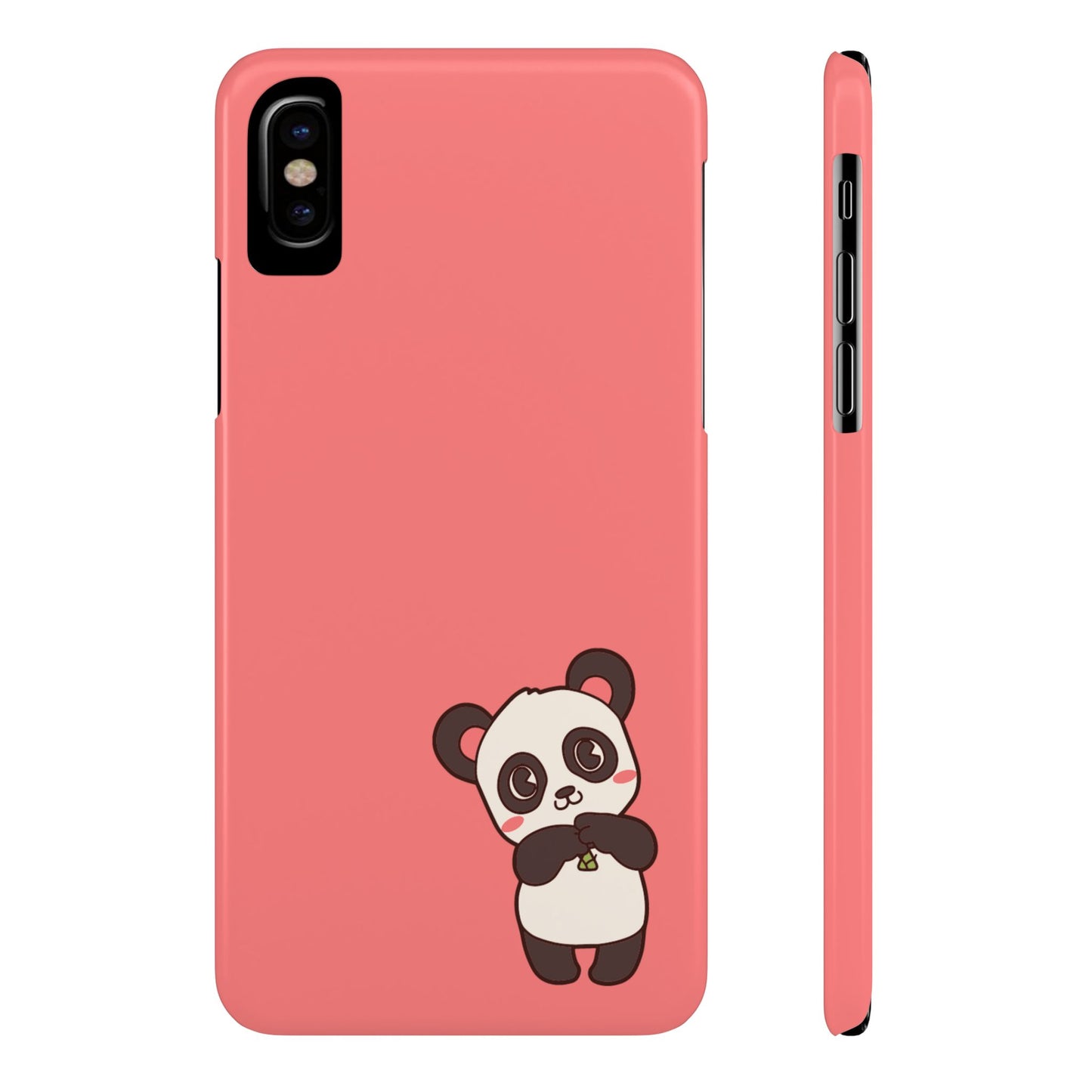 Cute Panda #36-Slim iPhone Cases