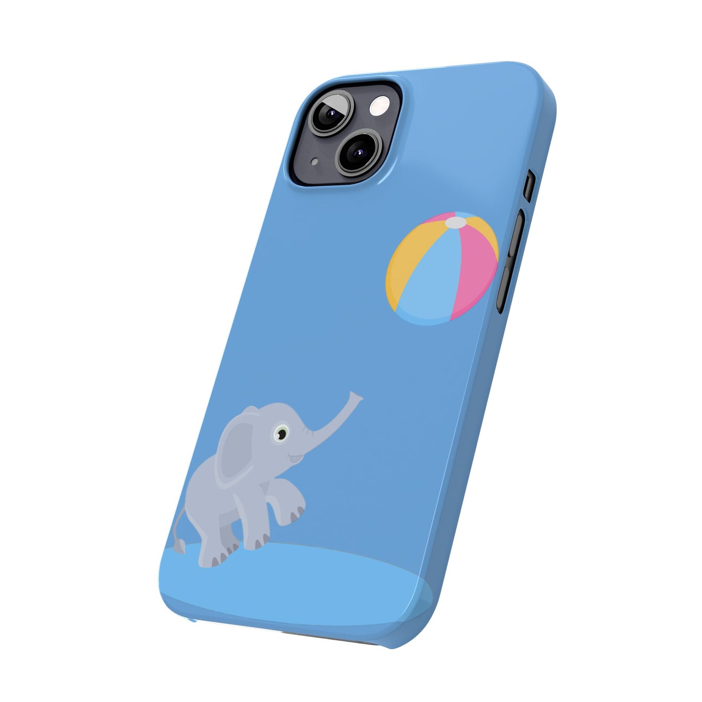 Playful Elephant-Slim iPhone Cases