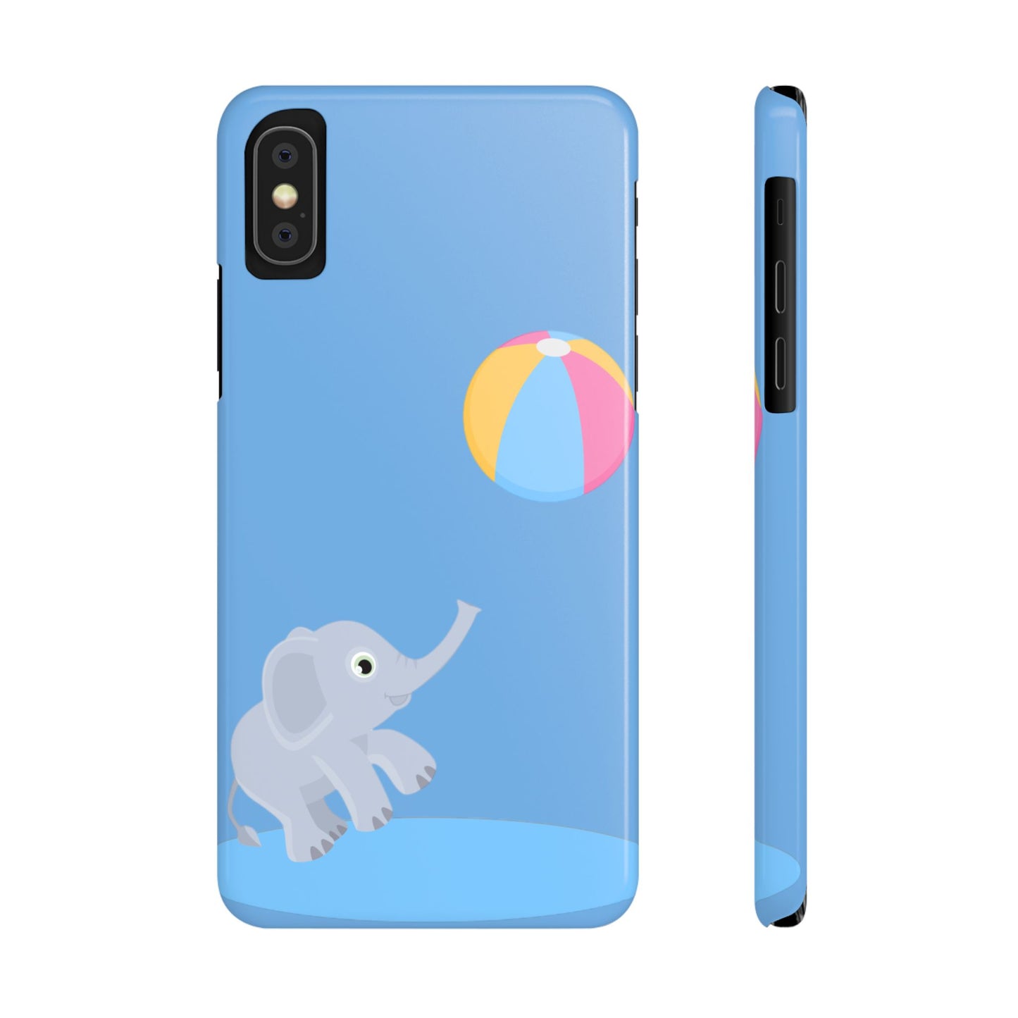 Playful Elephant-Slim iPhone Cases