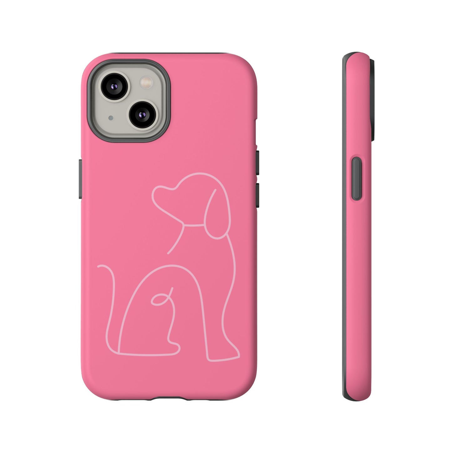 Pink Pup #10-Tough Cases iPhone Samsung Google Pixel