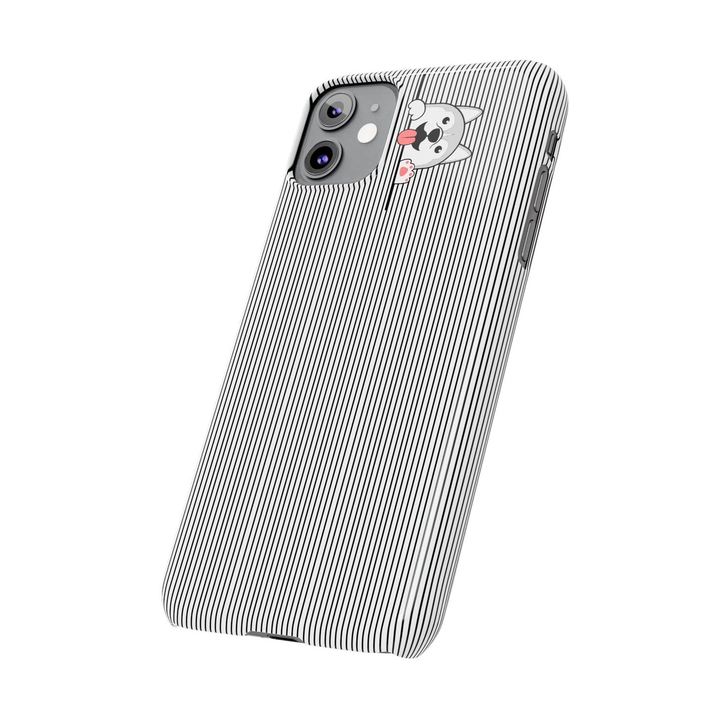 Cute Husky-Slim iPhone Cases