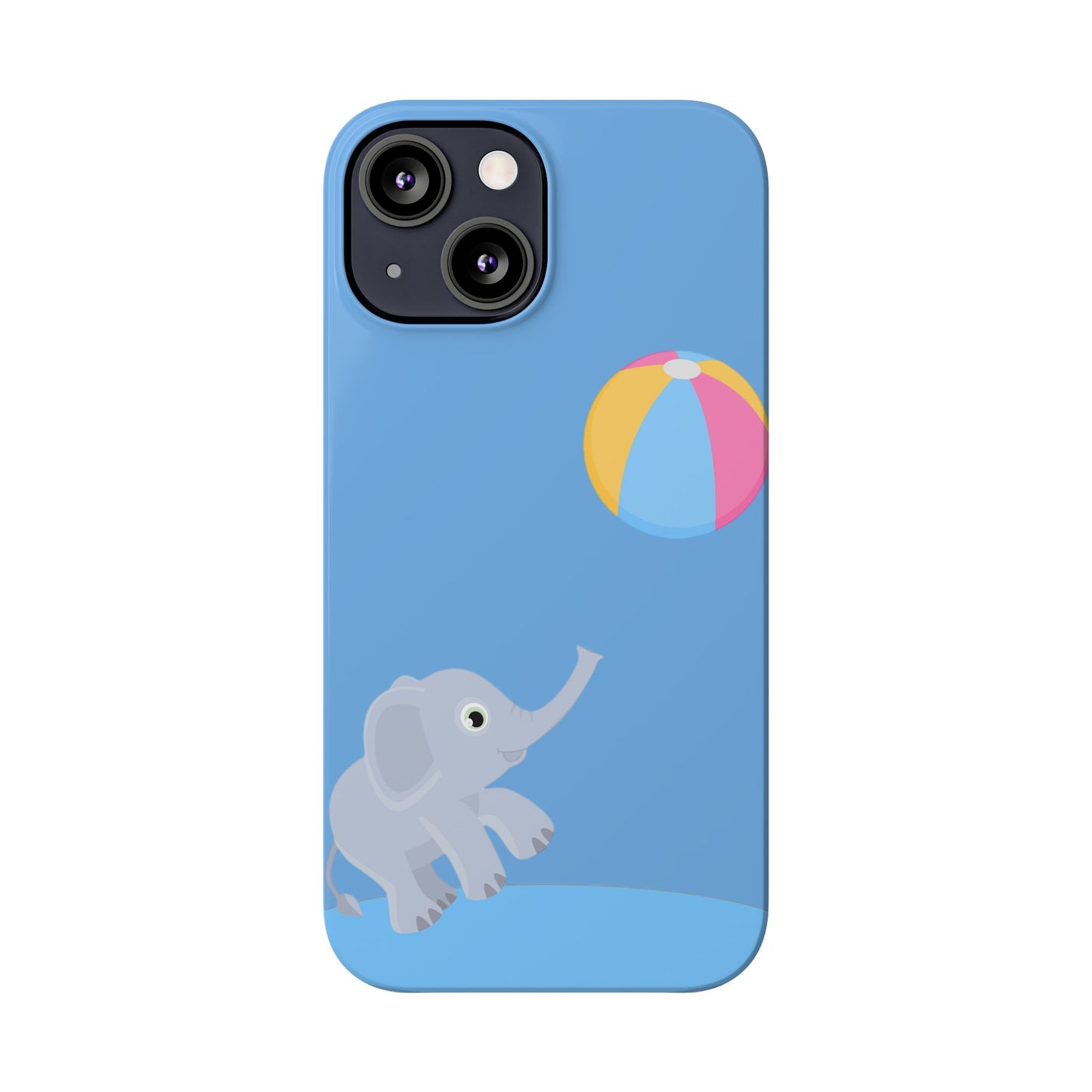 Playful Elephant-Slim iPhone Cases