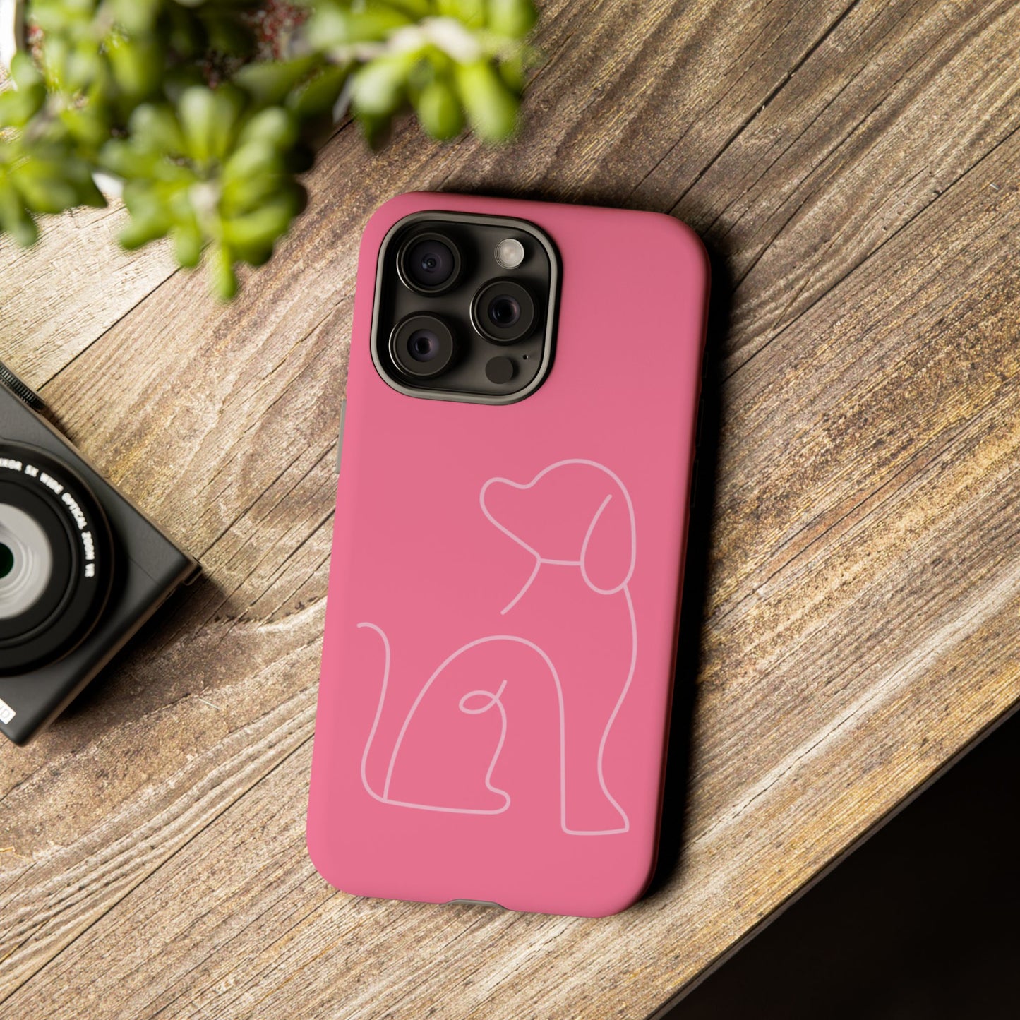 Pink Pup #10-Tough Cases iPhone Samsung Google Pixel