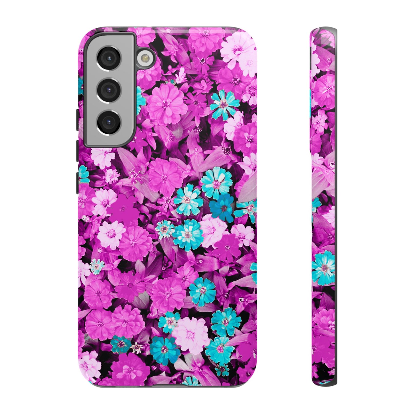 Lucid Flowers #22-Tough Cases iPhone Samsung Google Pixel