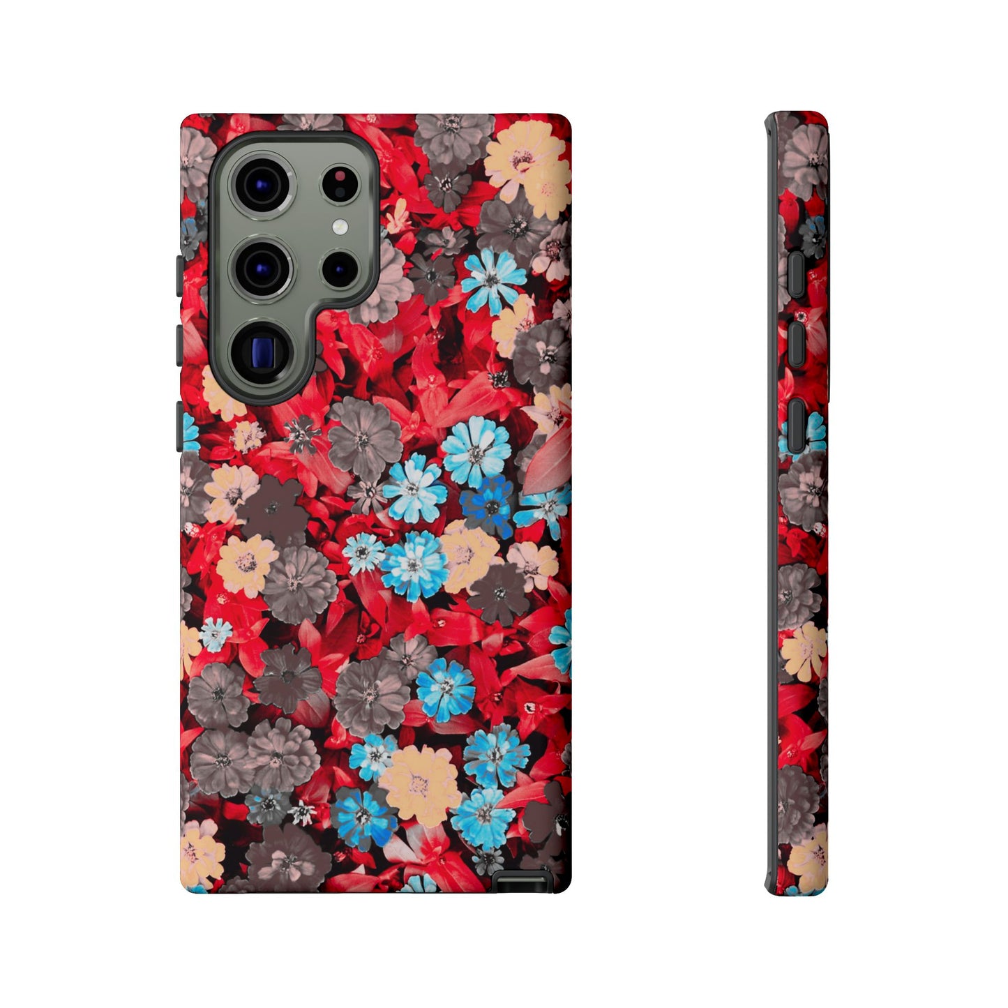 Lucid Flowers #23-Tough Cases iPhone Samsung Google Pixel