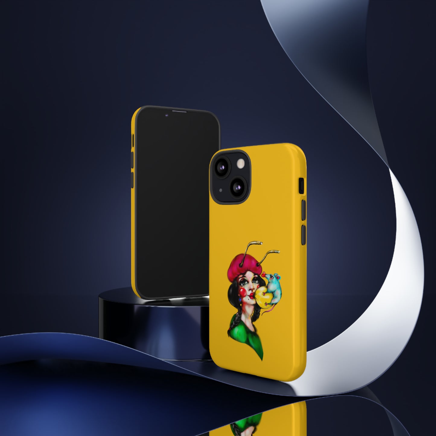 Design #211 Yellow BKG-Tough Cases