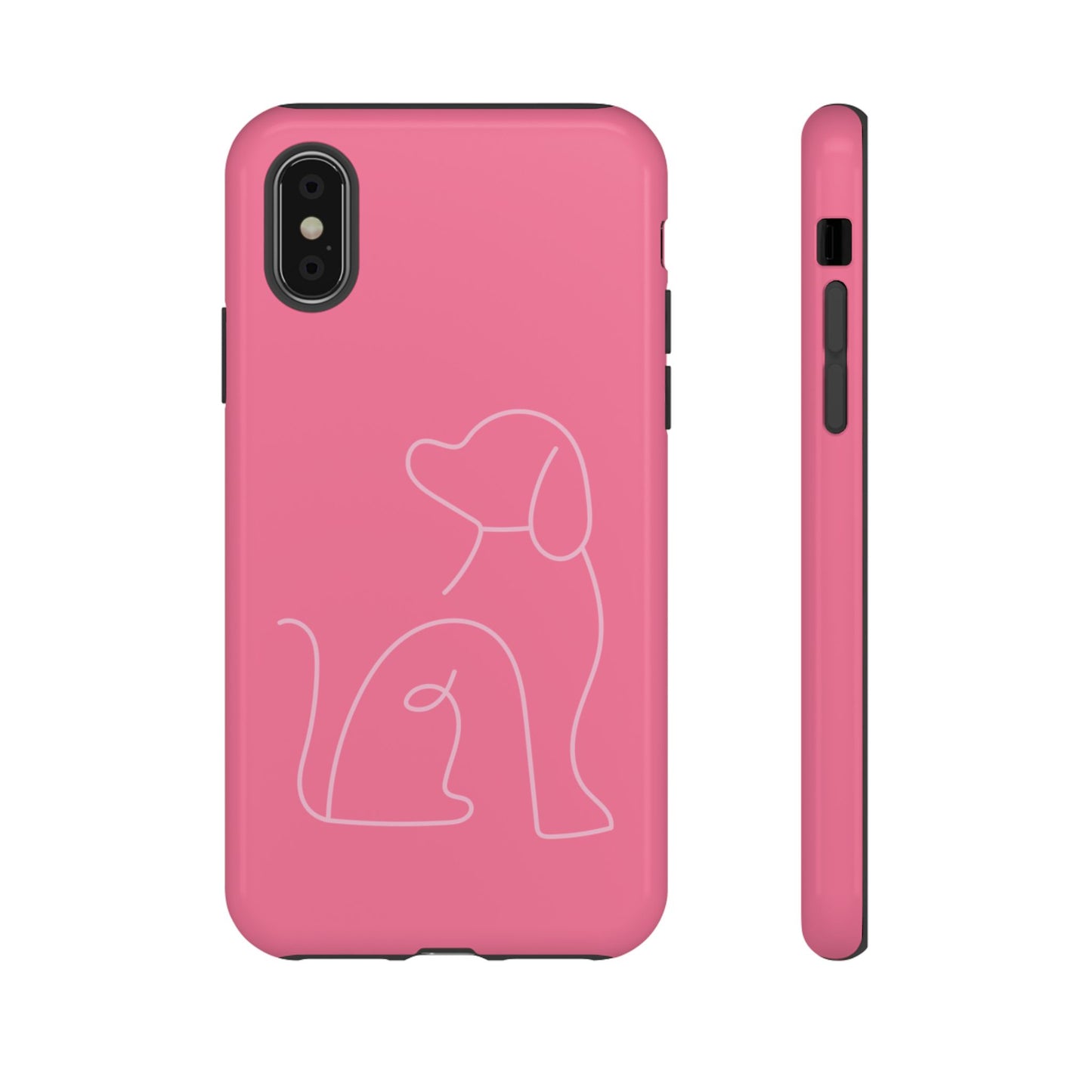 Pink Pup #10-Tough Cases iPhone Samsung Google Pixel