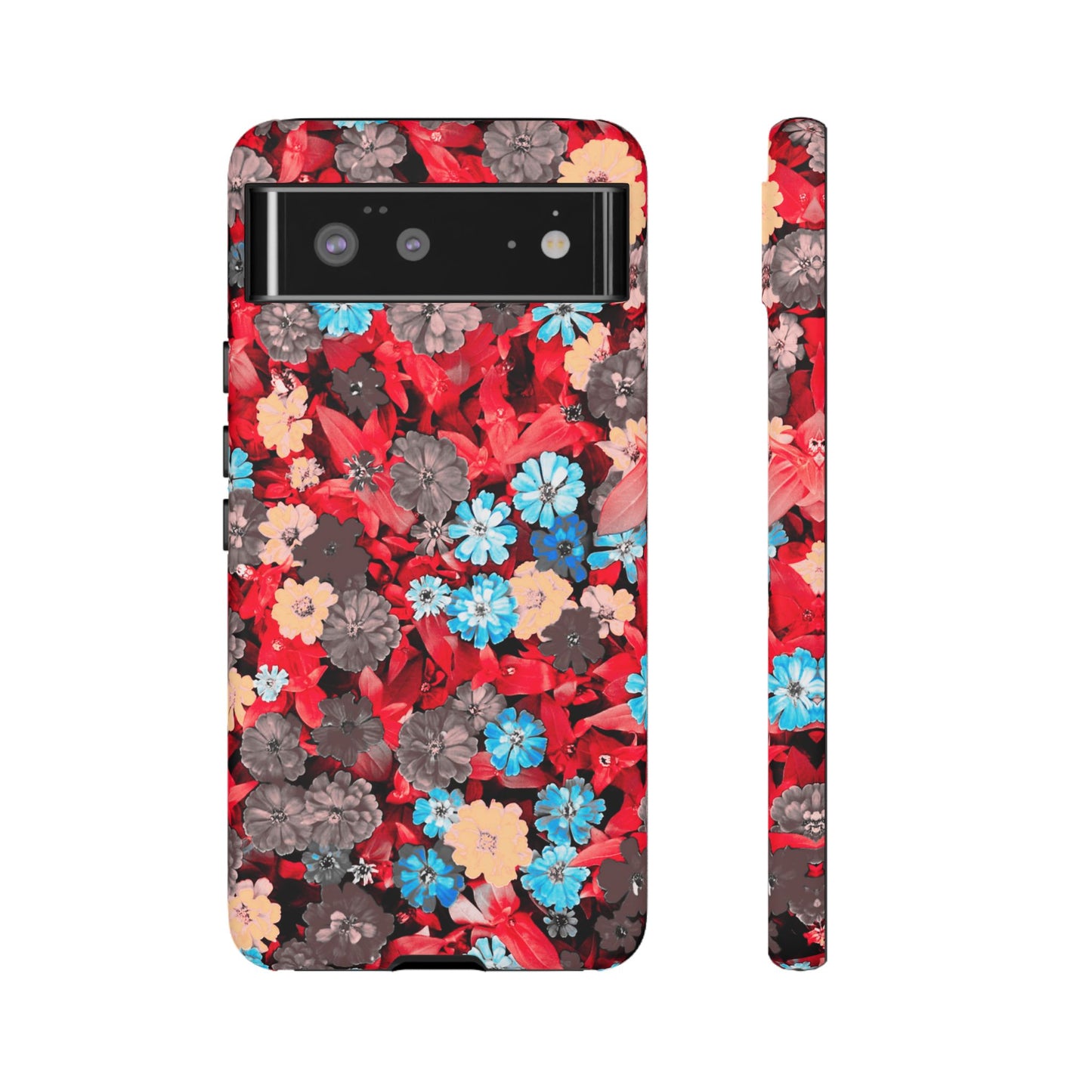 Lucid Flowers #23-Tough Cases iPhone Samsung Google Pixel