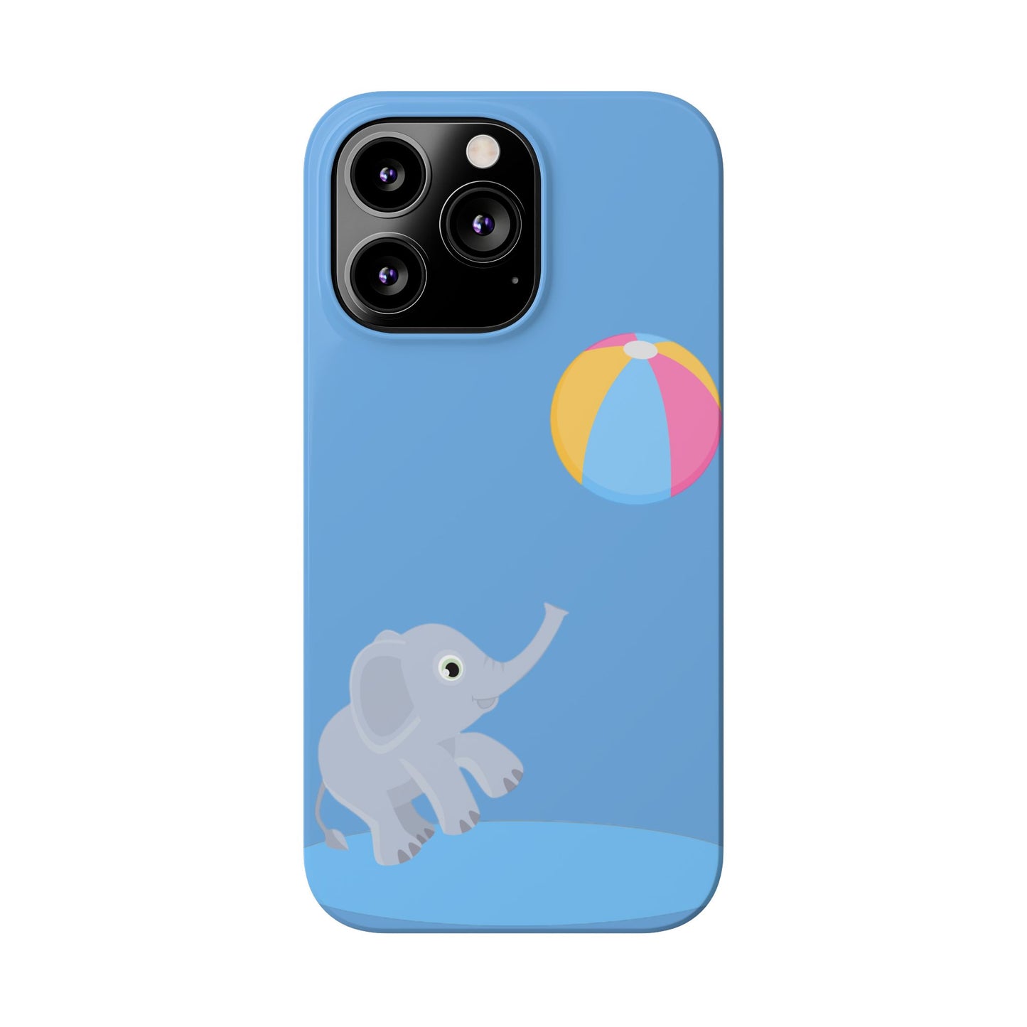 Playful Elephant-Slim iPhone Cases