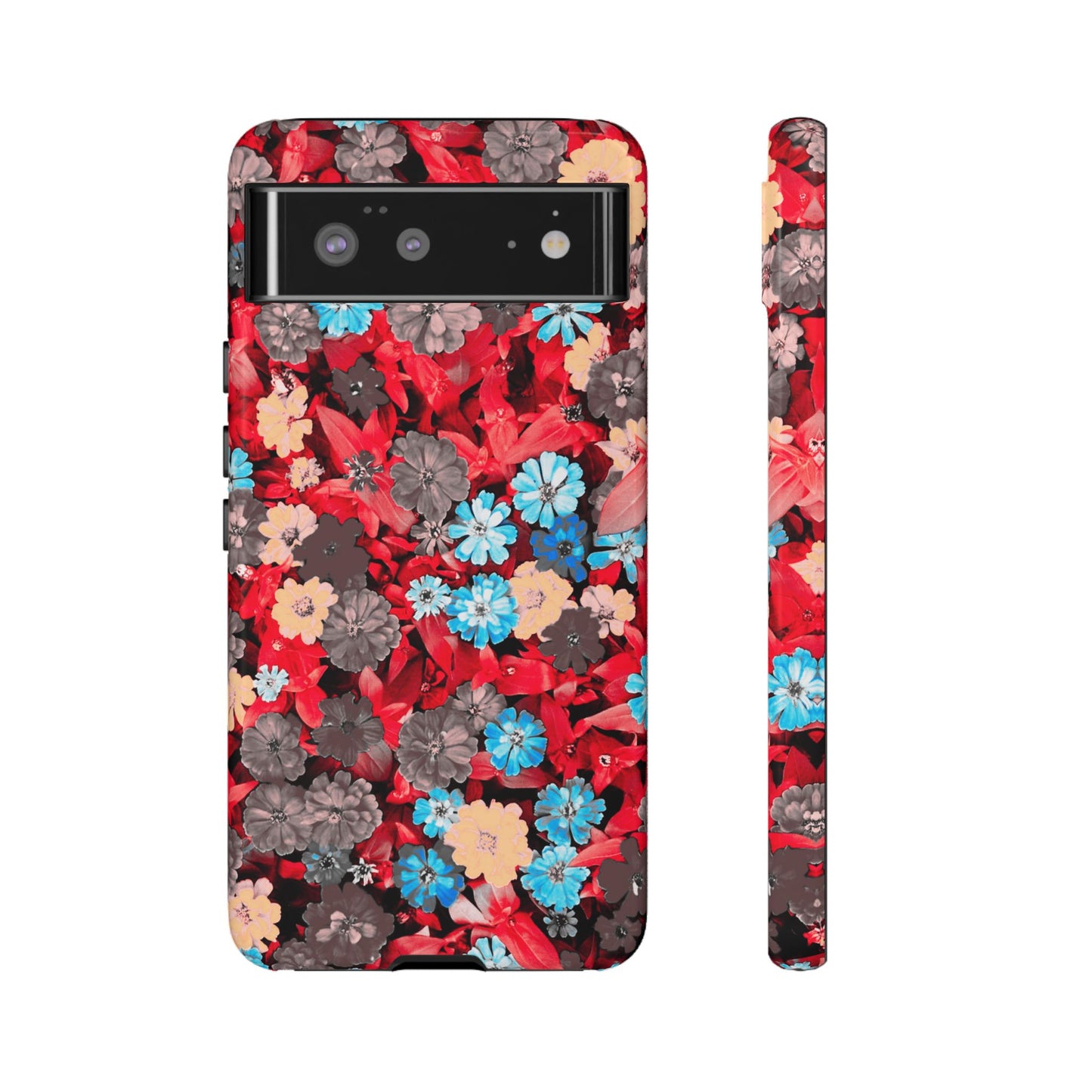 Lucid Flowers #23-Tough Cases iPhone Samsung Google Pixel