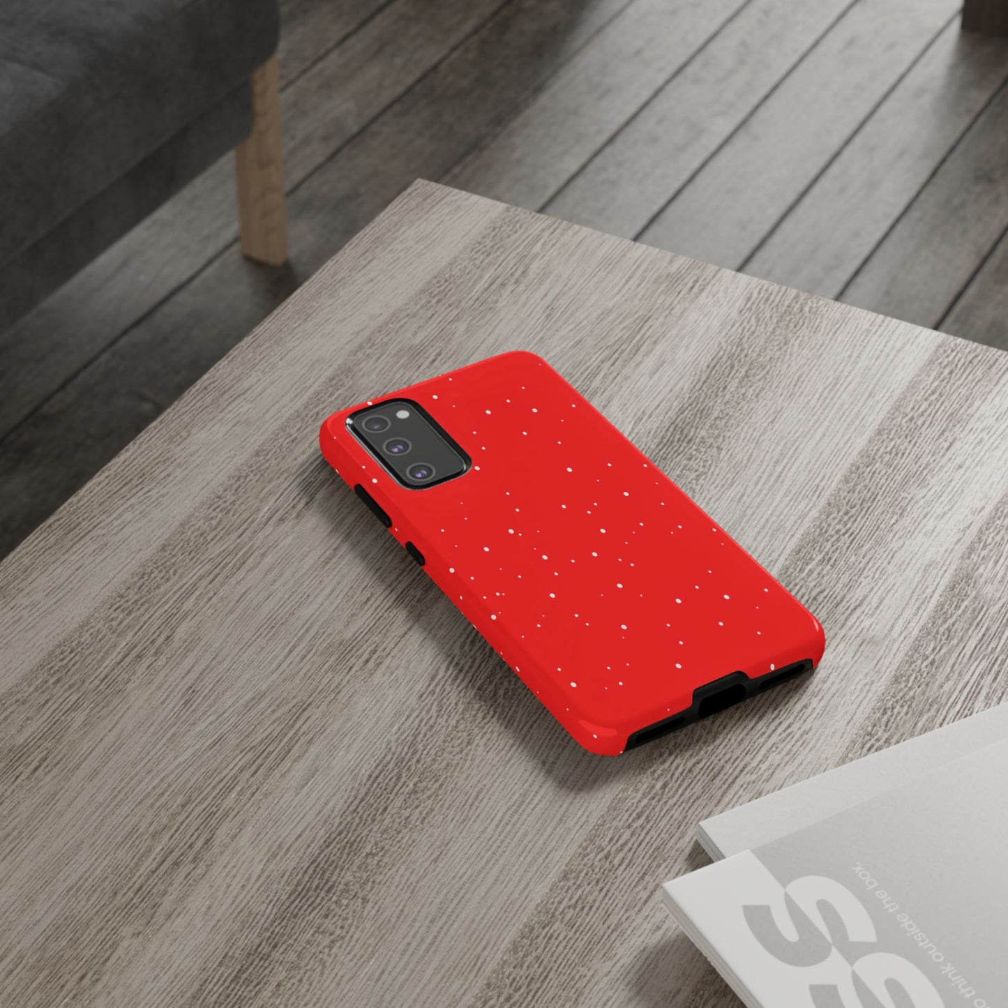 Snowy Red - Tough Cases iPhone Samsung Google Pixel