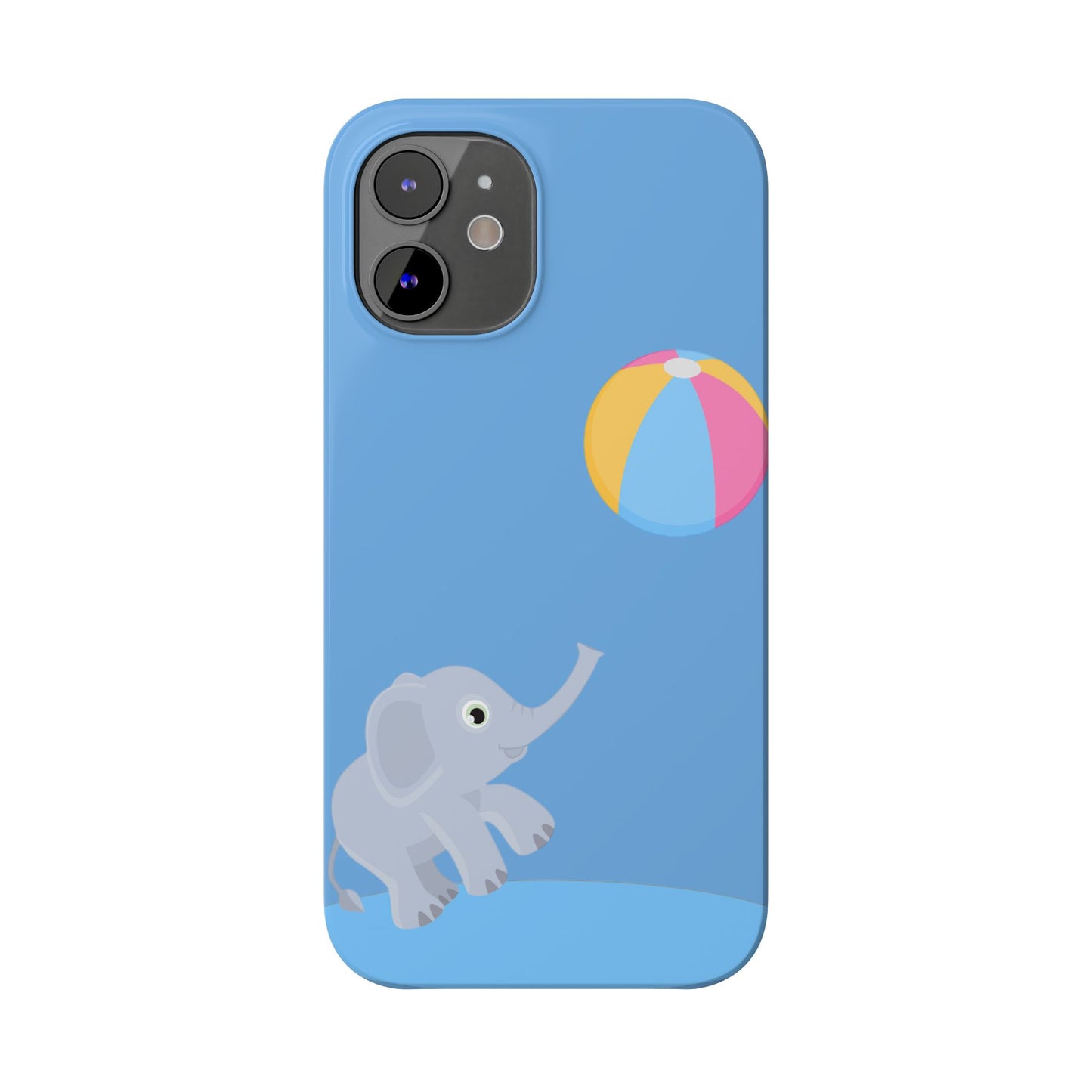 Playful Elephant-Slim iPhone Cases