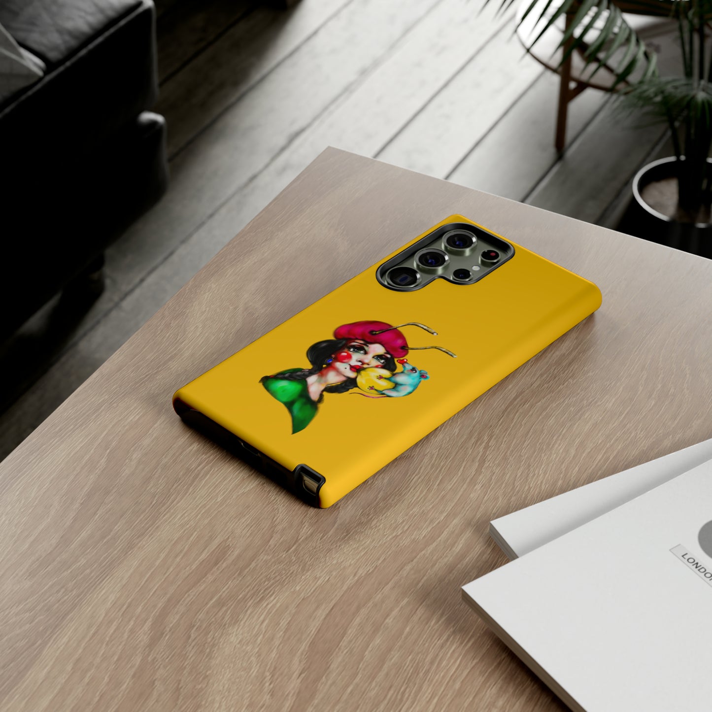 Design #211 Yellow BKG-Tough Cases