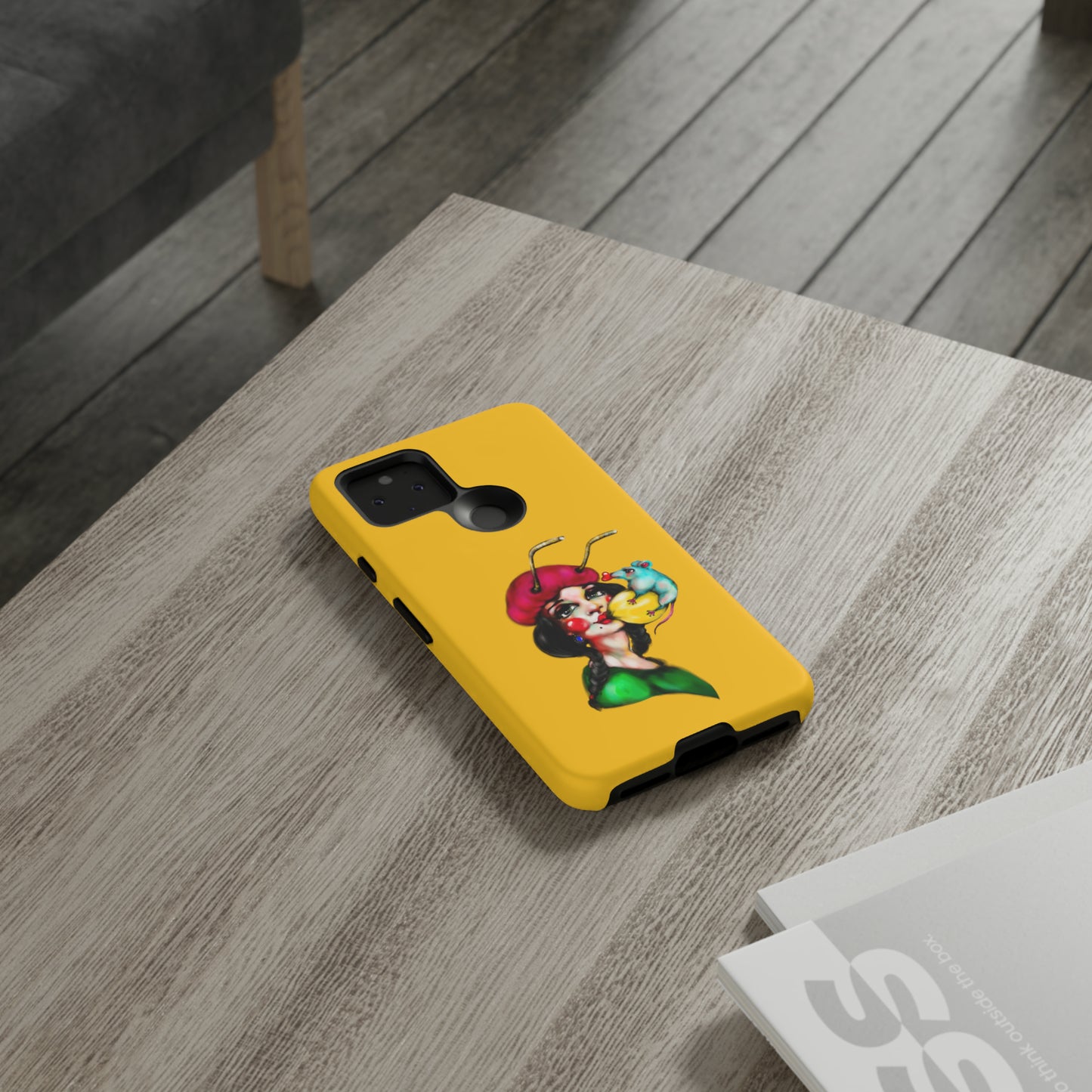 Design #211 Yellow BKG-Tough Cases