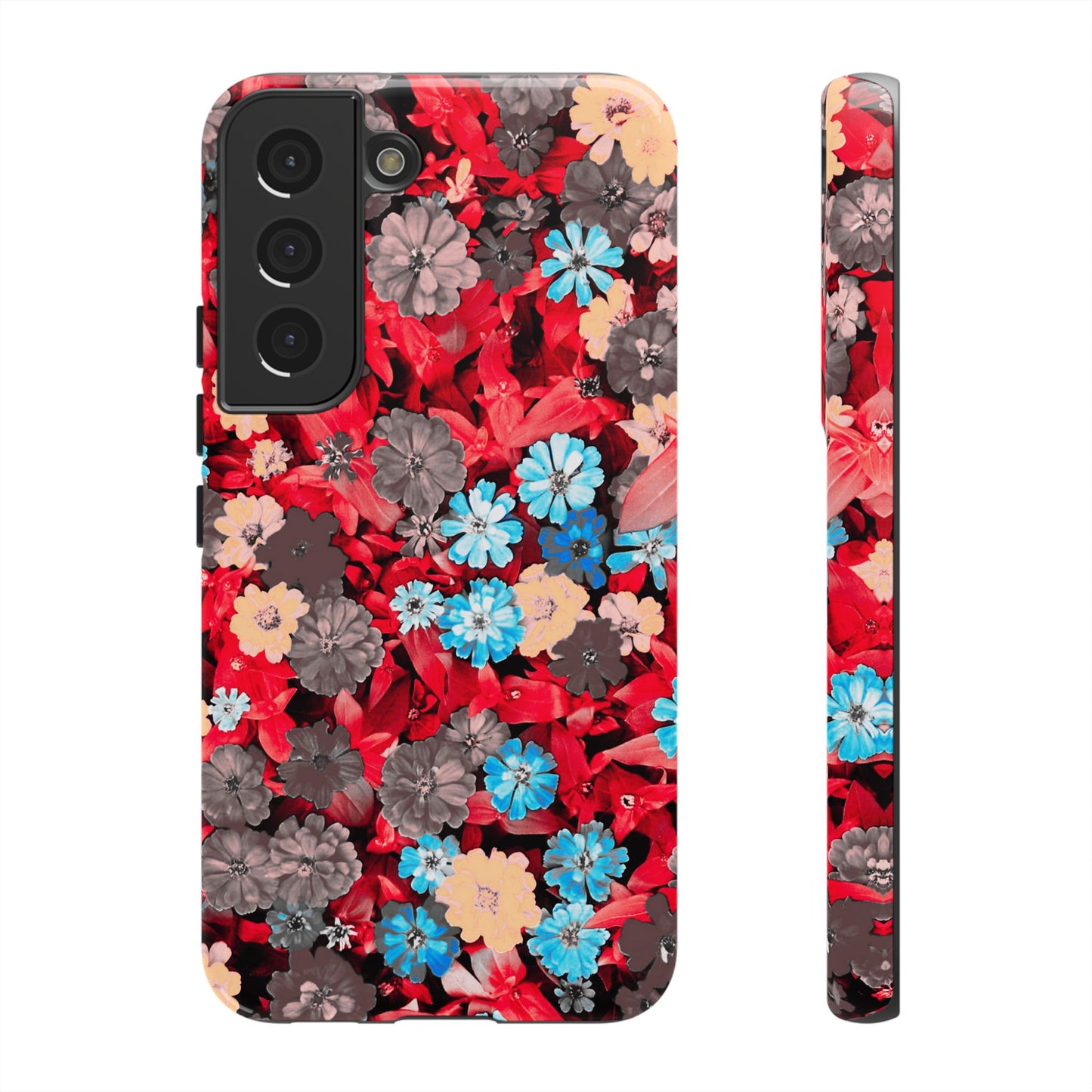 Lucid Flowers #23-Tough Cases iPhone Samsung Google Pixel