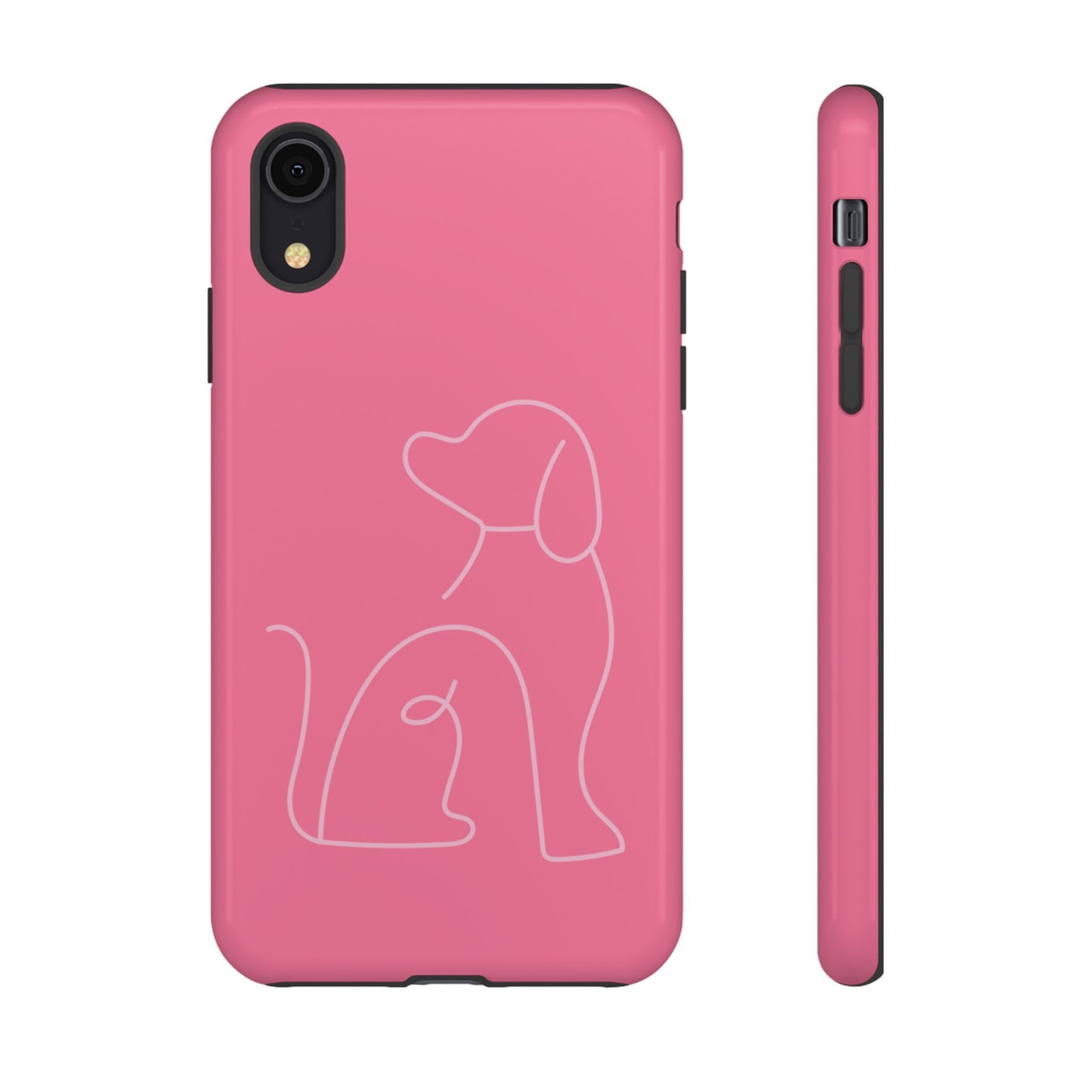 Pink Pup #10-Tough Cases iPhone Samsung Google Pixel