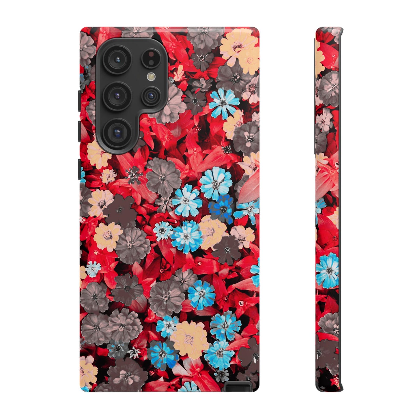 Lucid Flowers #23-Tough Cases iPhone Samsung Google Pixel