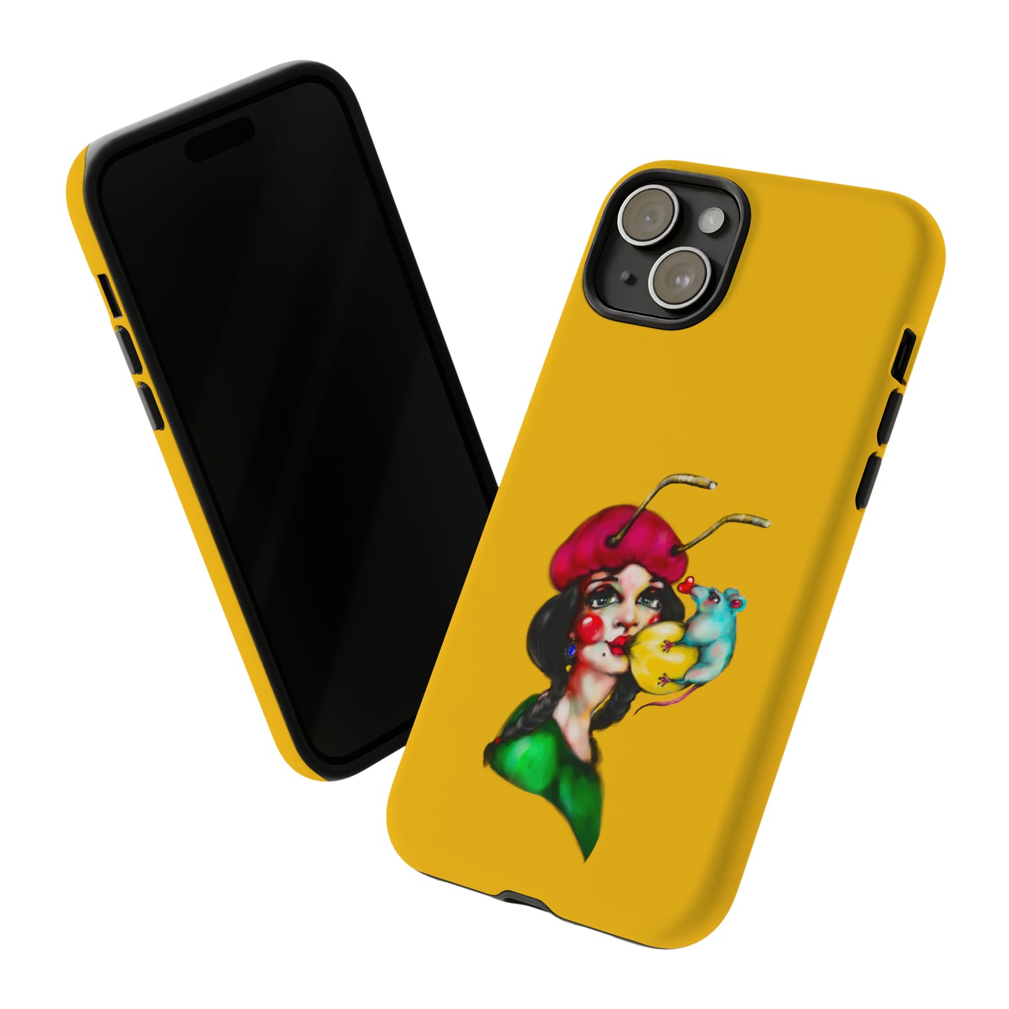 Design #211 Yellow BKG-Tough Cases