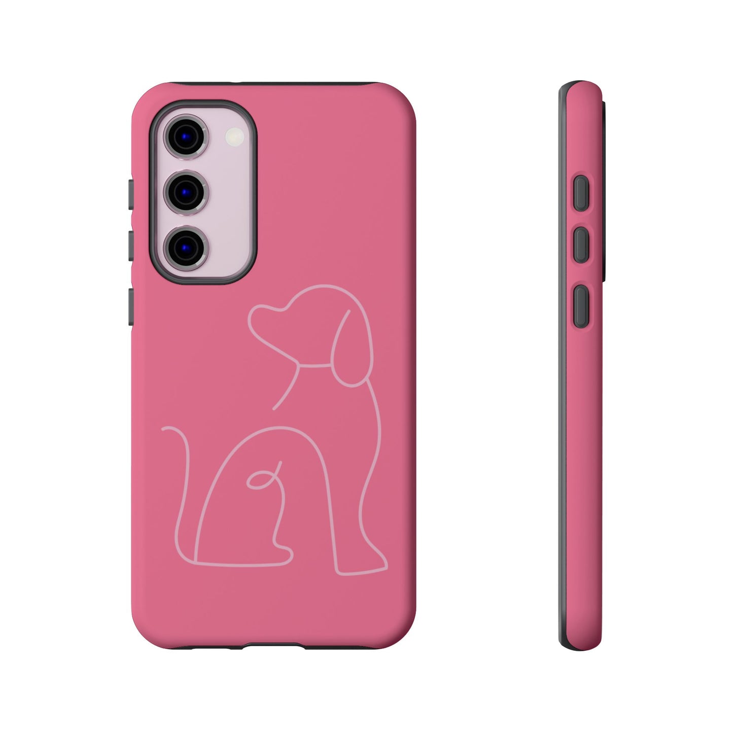 Pink Pup #10-Tough Cases iPhone Samsung Google Pixel