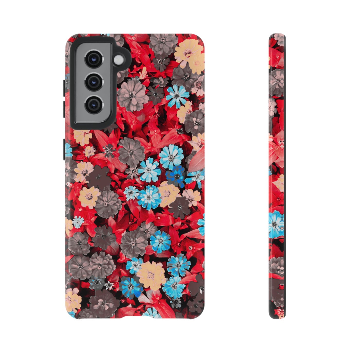 Lucid Flowers #23-Tough Cases iPhone Samsung Google Pixel