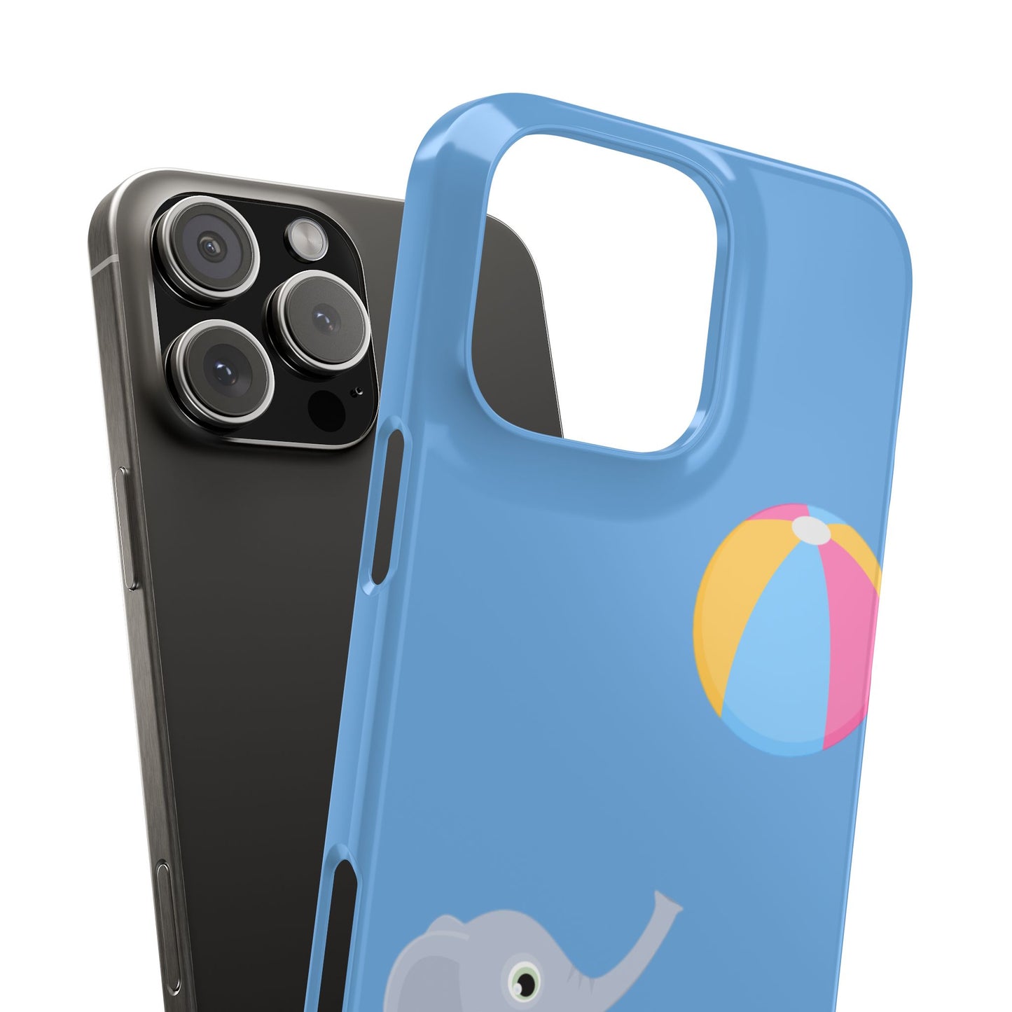 Playful Elephant-Slim iPhone Cases