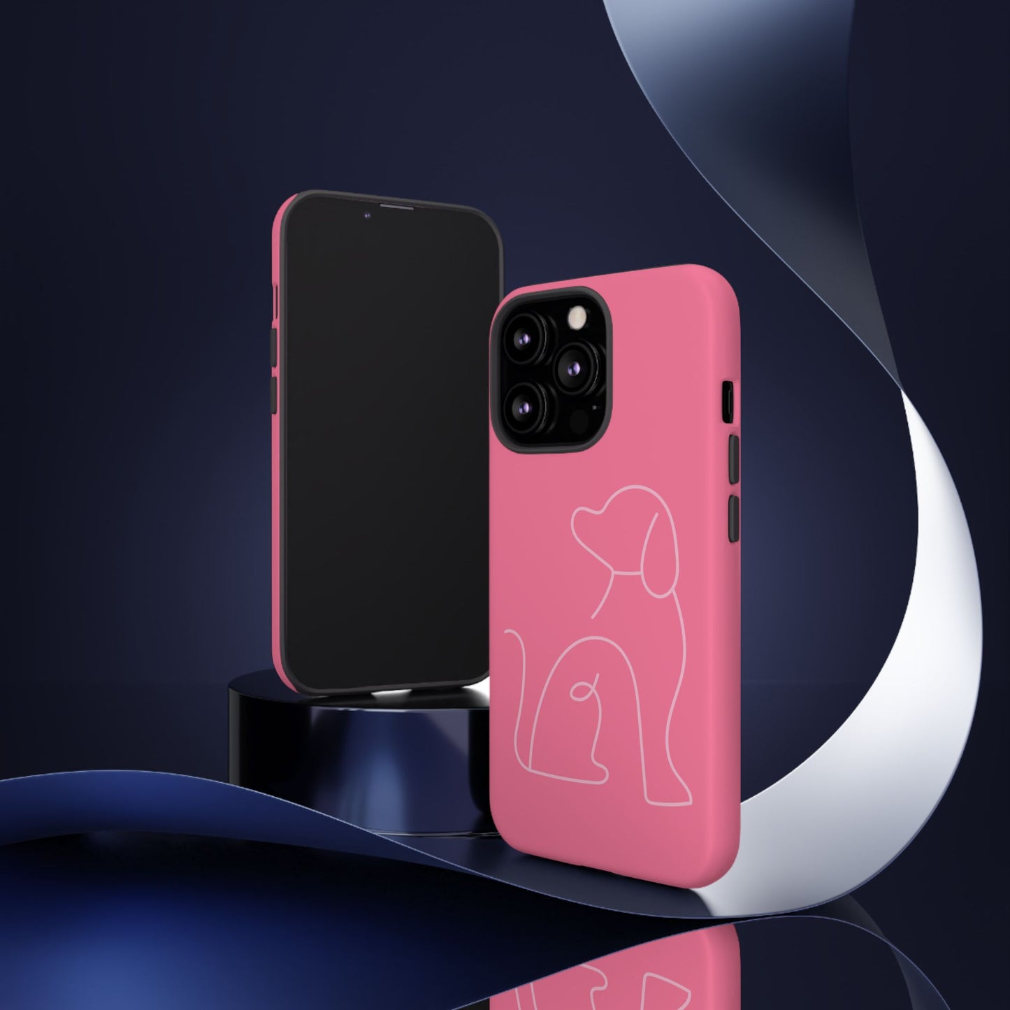 Pink Pup #10-Tough Cases iPhone Samsung Google Pixel