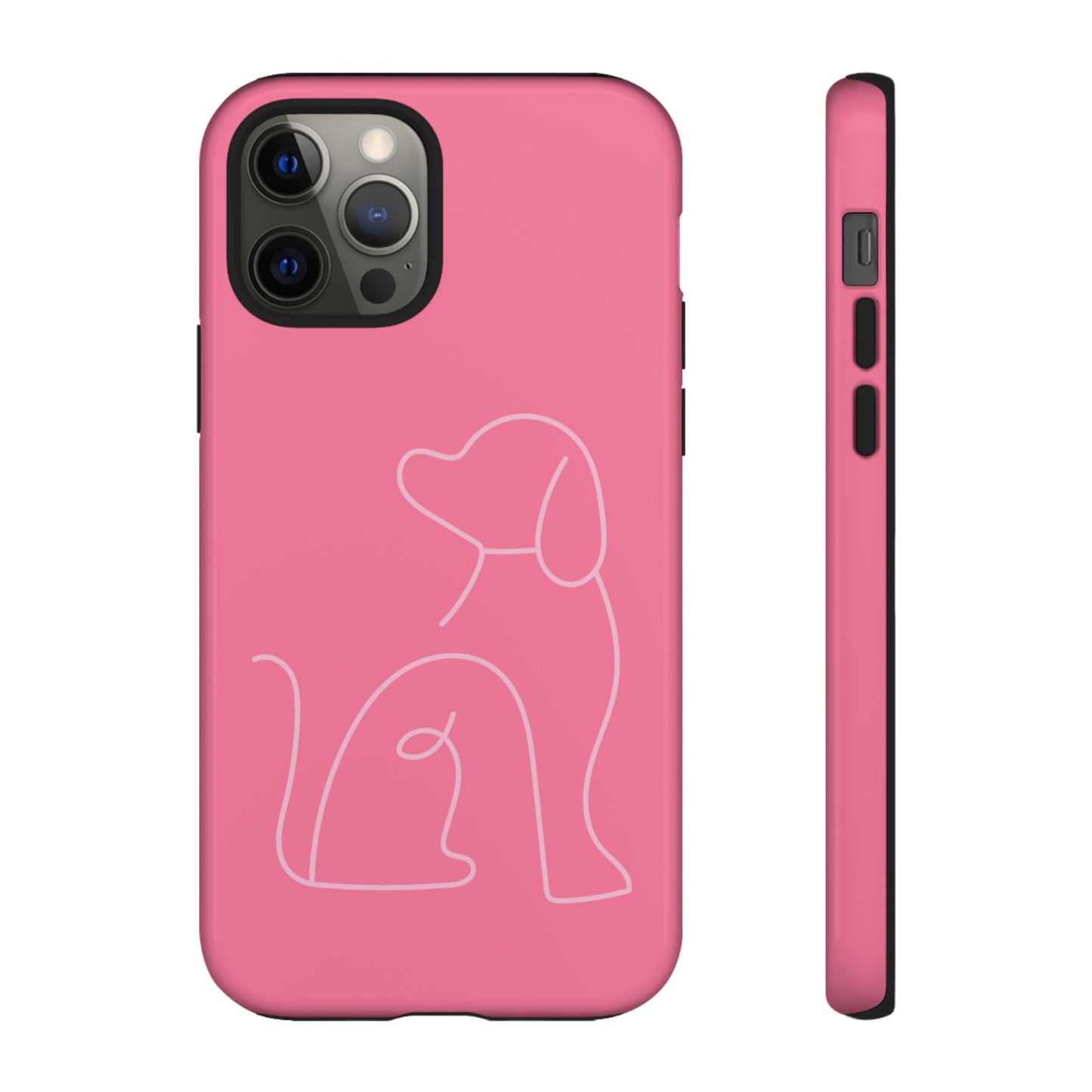 Pink Pup #10-Tough Cases iPhone Samsung Google Pixel