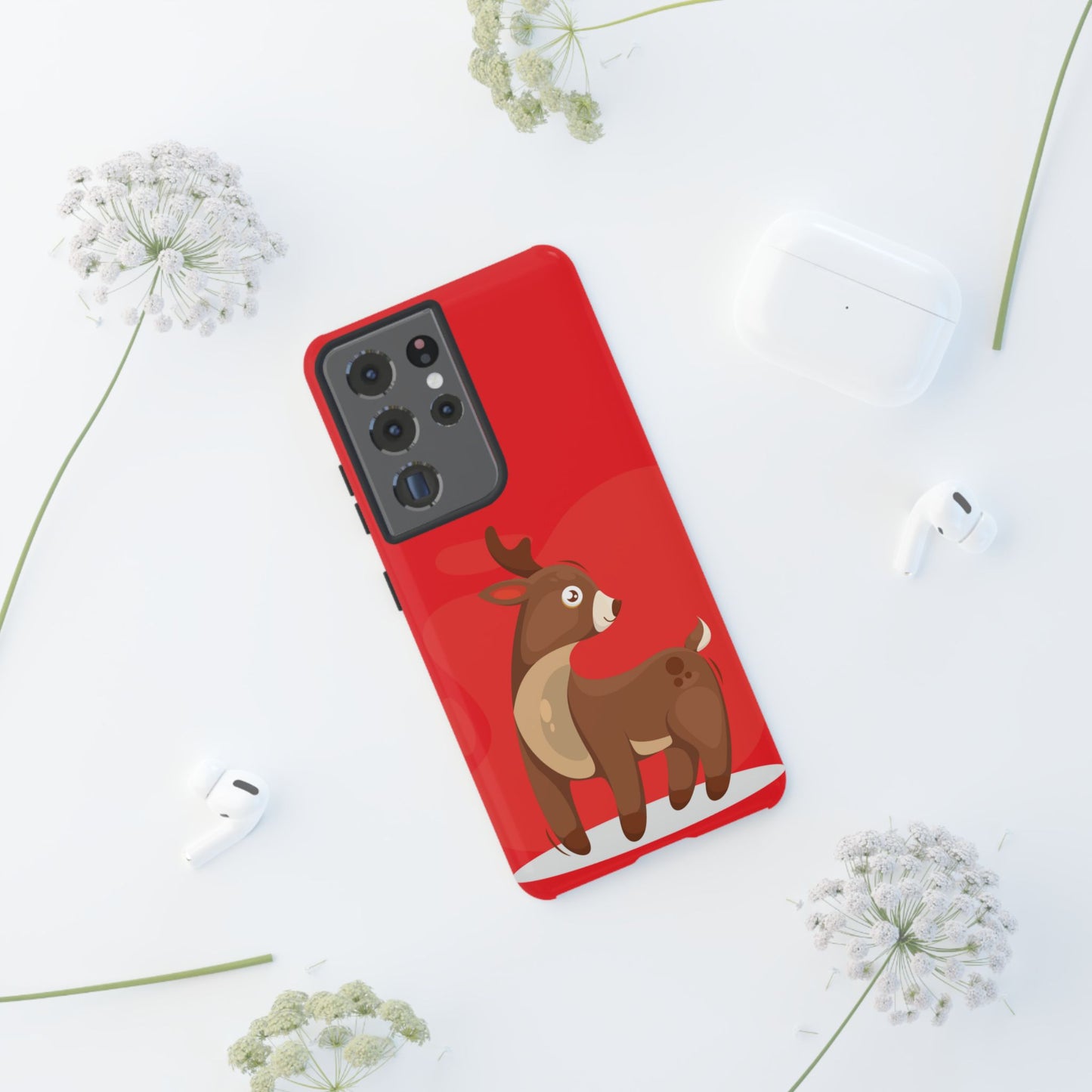 Merry Deer #22-Tough Cases iPhone Samsung Google Pixel