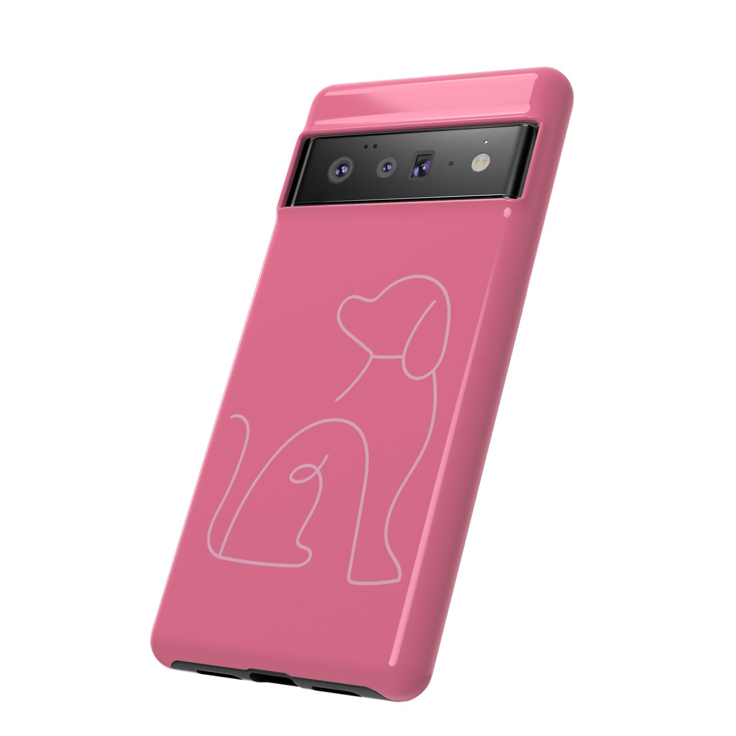 Pink Pup #10-Tough Cases iPhone Samsung Google Pixel