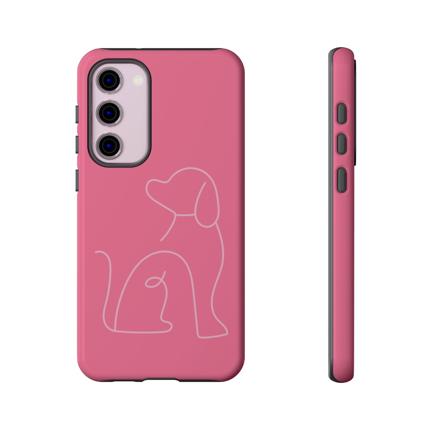 Pink Pup #10-Tough Cases iPhone Samsung Google Pixel